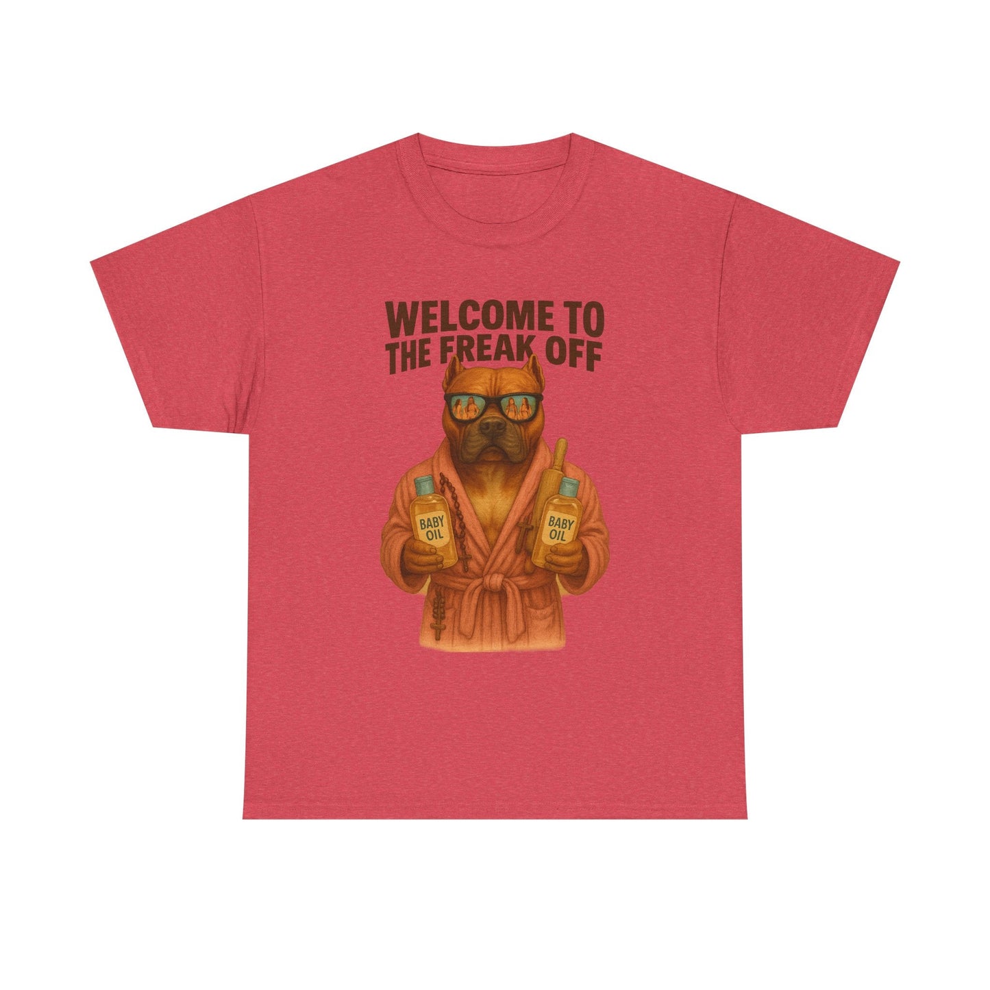 Funny Pitbull Dog T-Shirt - 'Welcome to the Freak Off'- HARDCORE VERSION! Printify