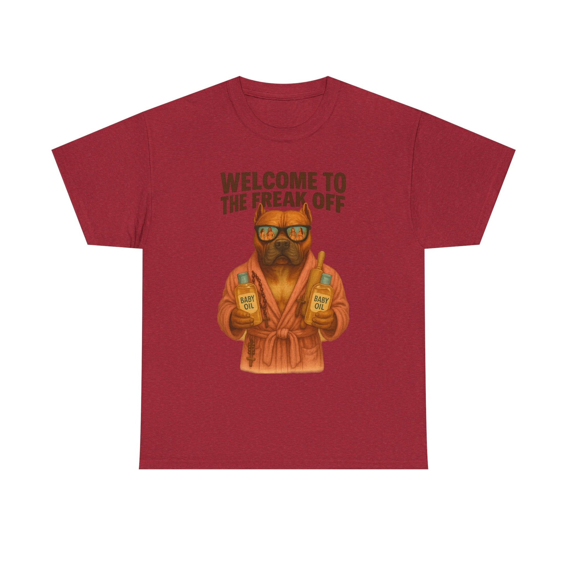 Funny Pitbull Dog T-Shirt - 'Welcome to the Freak Off'- HARDCORE VERSION! Printify