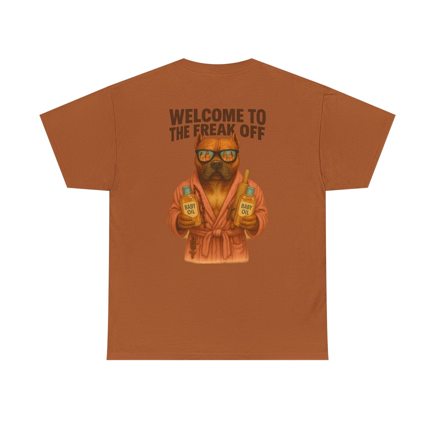 Funny Pitbull Dog T-Shirt - 'Welcome to the Freak Off'- HARDCORE VERSION! Printify