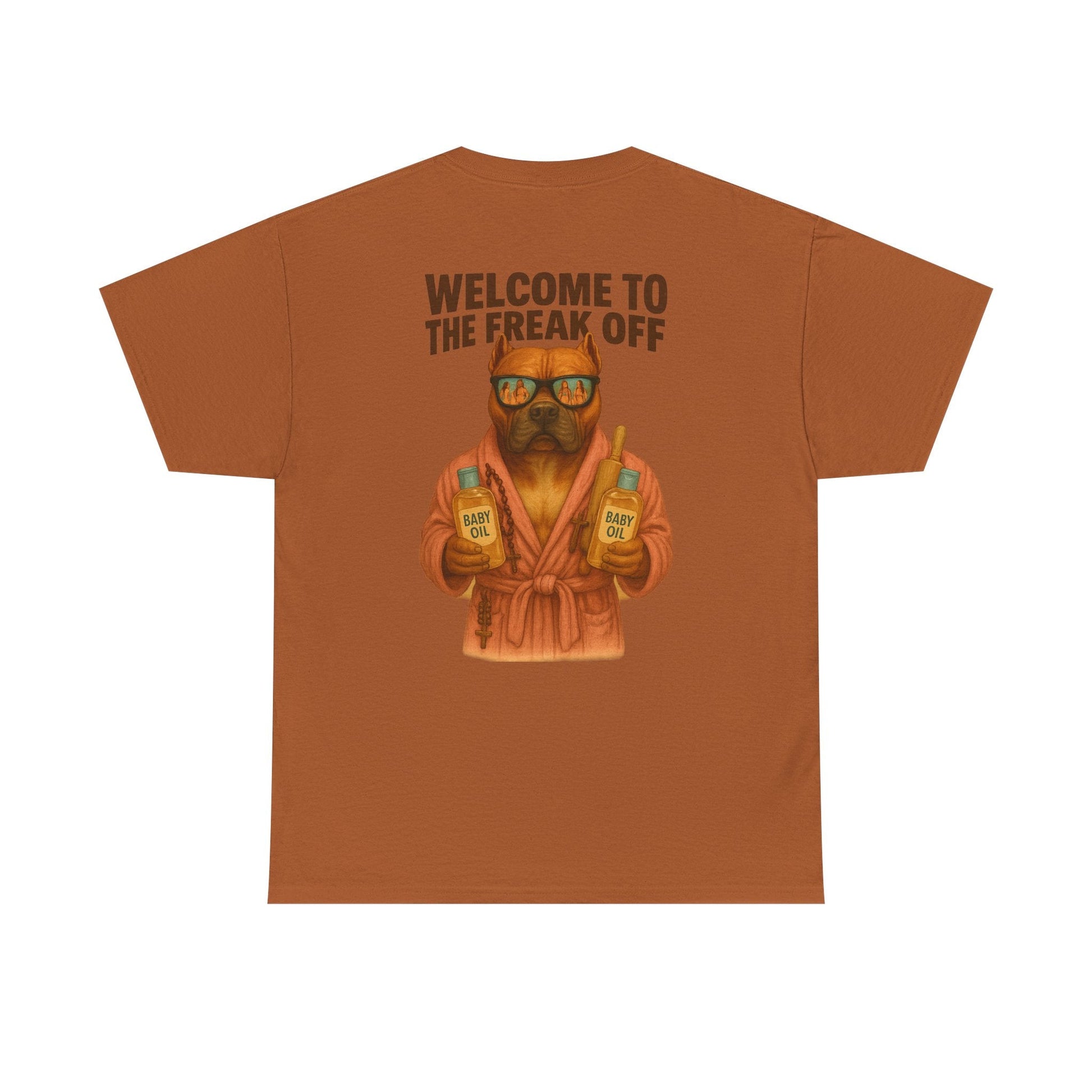 Funny Pitbull Dog T-Shirt - 'Welcome to the Freak Off'- HARDCORE VERSION! Printify