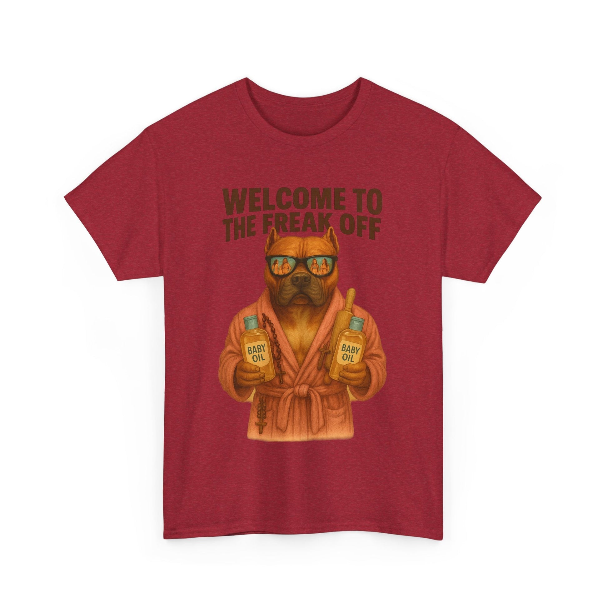 Funny Pitbull Dog T-Shirt - 'Welcome to the Freak Off'- HARDCORE VERSION! Printify