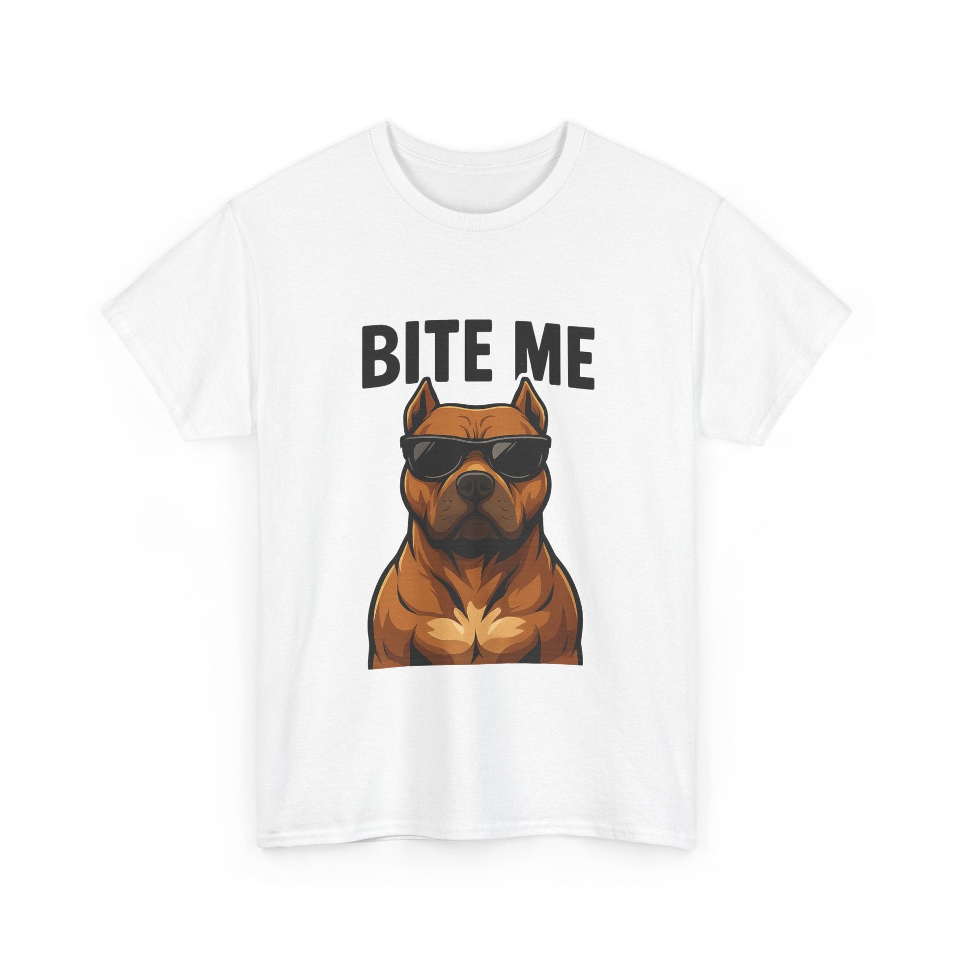 Funny Dog T-Shirt - 'Bite Me' Printify