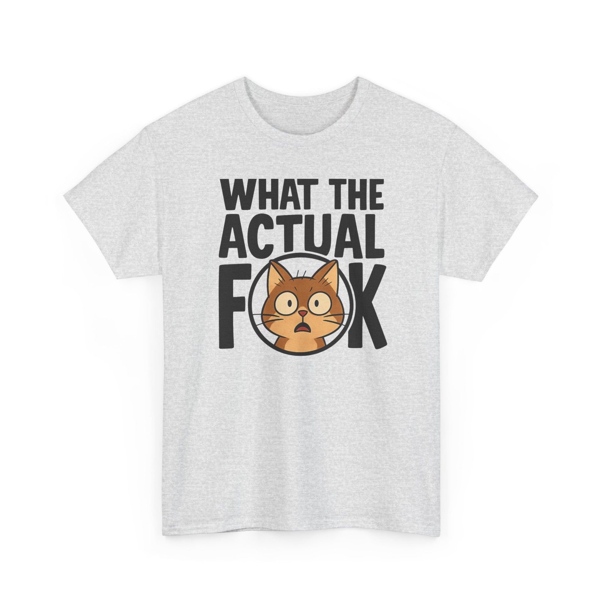 Funny Cat T-Shirt - 'What the Actual F**K' Printify