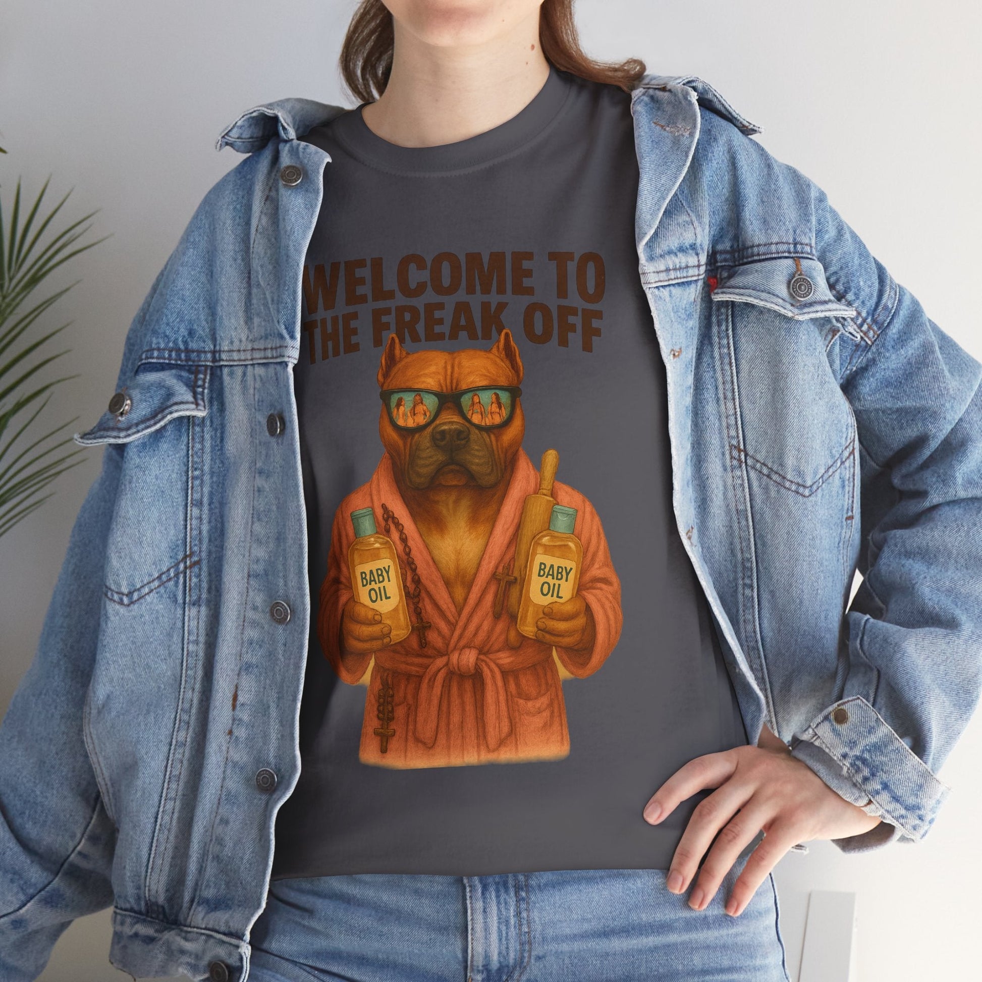 Funny Pitbull Dog T-Shirt - 'Welcome to the Freak Off'- HARDCORE VERSION! Printify