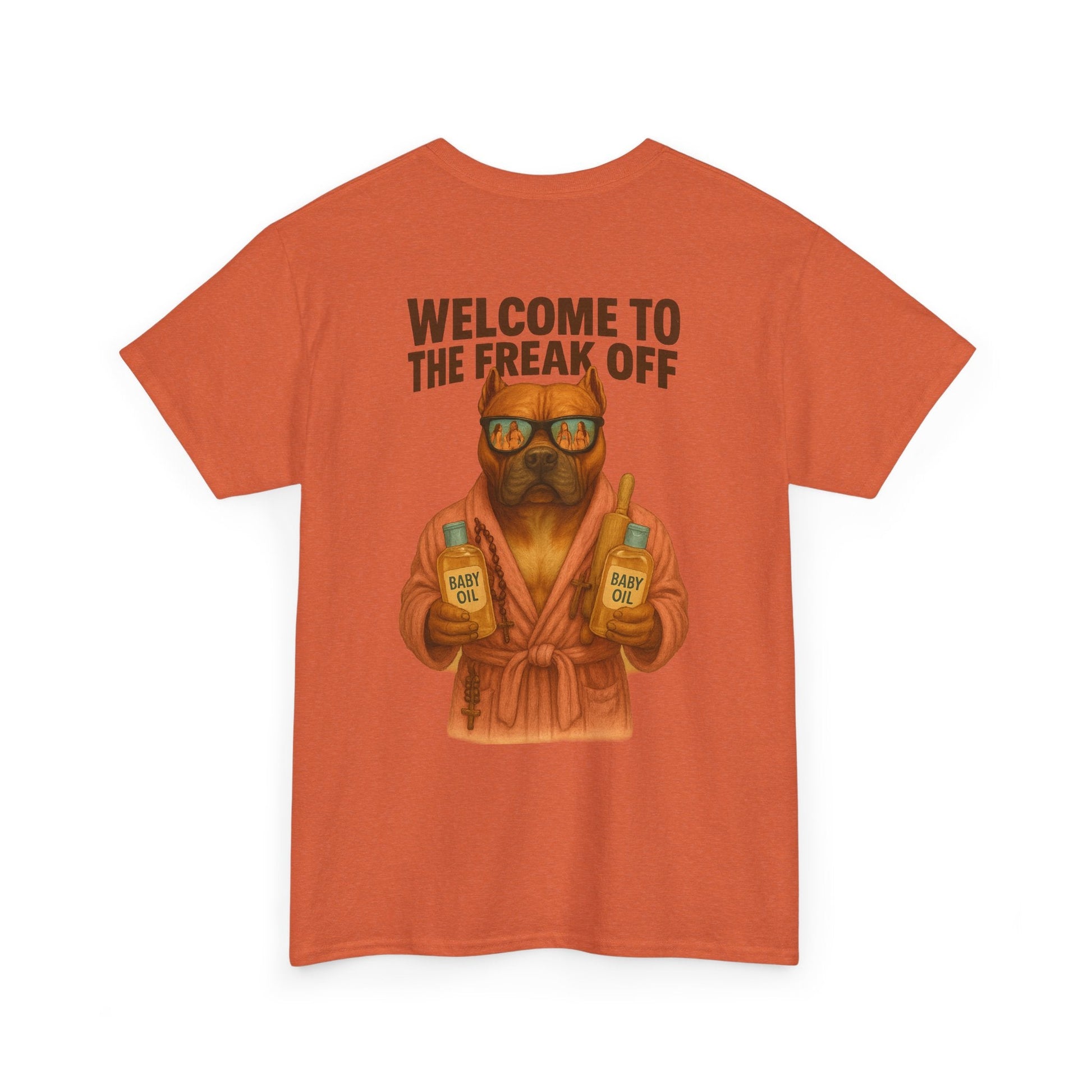 Funny Pitbull Dog T-Shirt - 'Welcome to the Freak Off'- HARDCORE VERSION! Printify