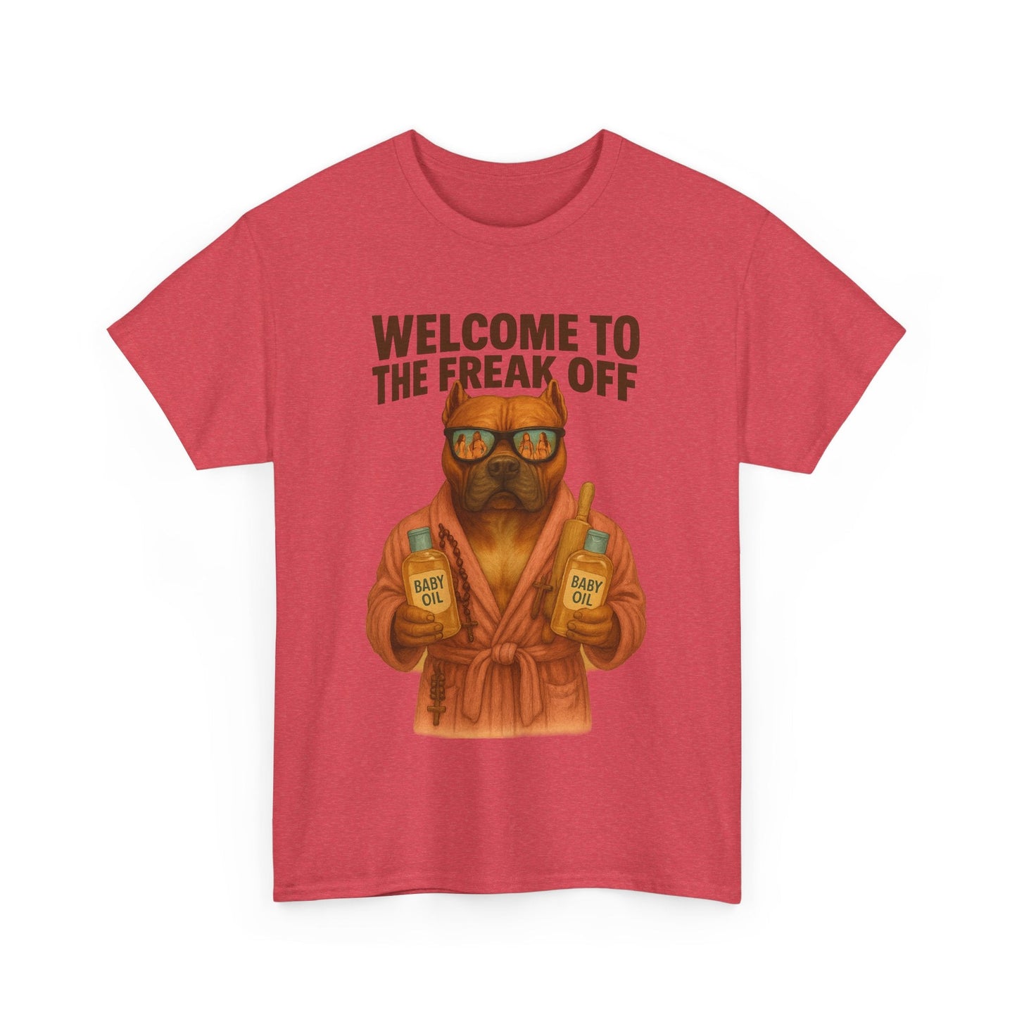 Funny Pitbull Dog T-Shirt - 'Welcome to the Freak Off'- HARDCORE VERSION! Printify
