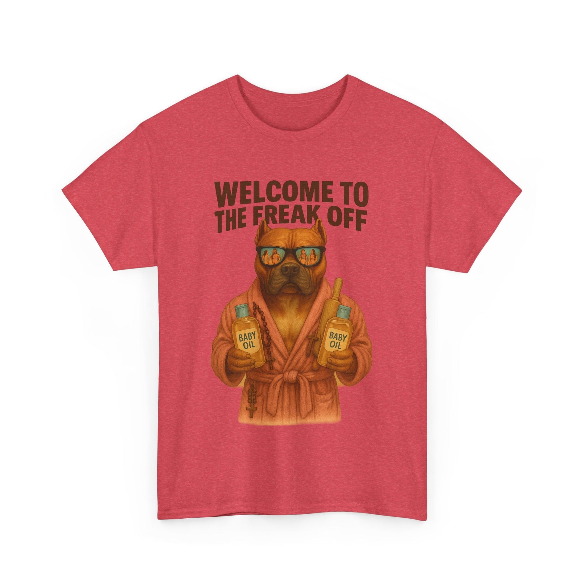 Funny Pitbull Dog T-Shirt - 'Welcome to the Freak Off'- HARDCORE VERSION! Printify