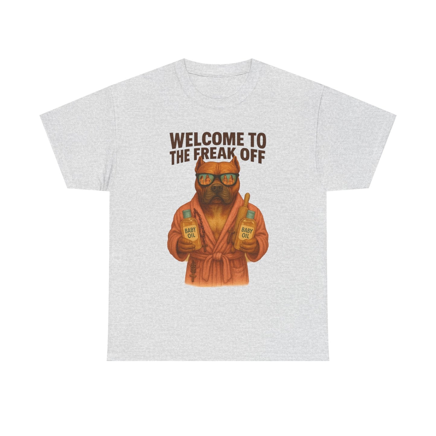 Funny Pitbull Dog T-Shirt - 'Welcome to the Freak Off'- HARDCORE VERSION! Printify