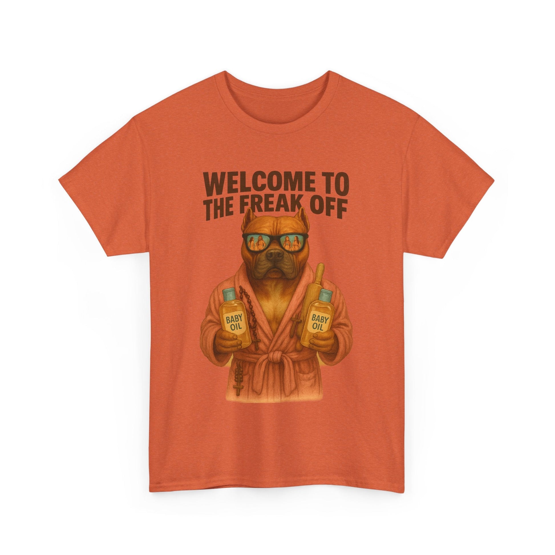 Funny Pitbull Dog T-Shirt - 'Welcome to the Freak Off'- HARDCORE VERSION! Printify