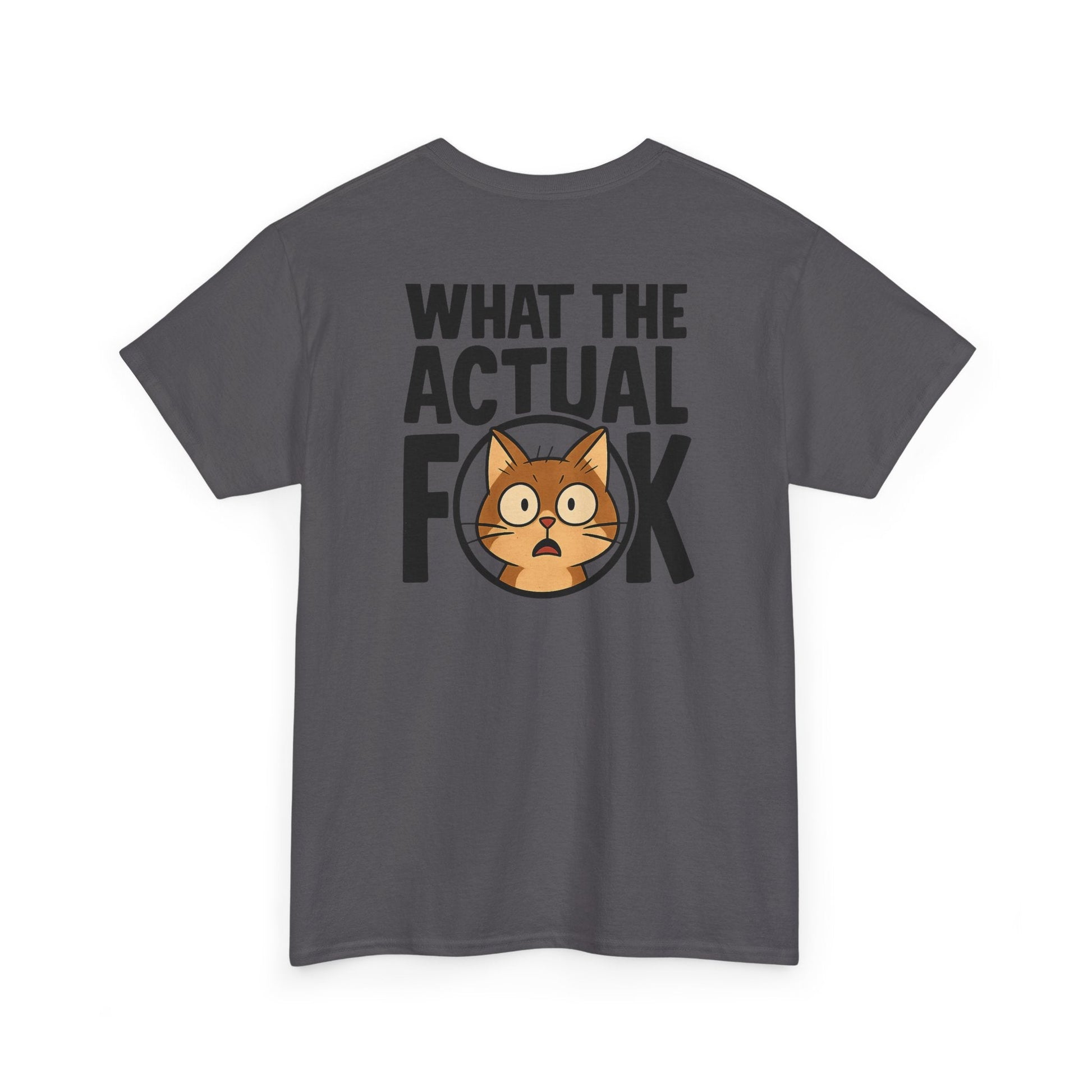 Funny Cat T-Shirt - 'What the Actual F**K' Printify