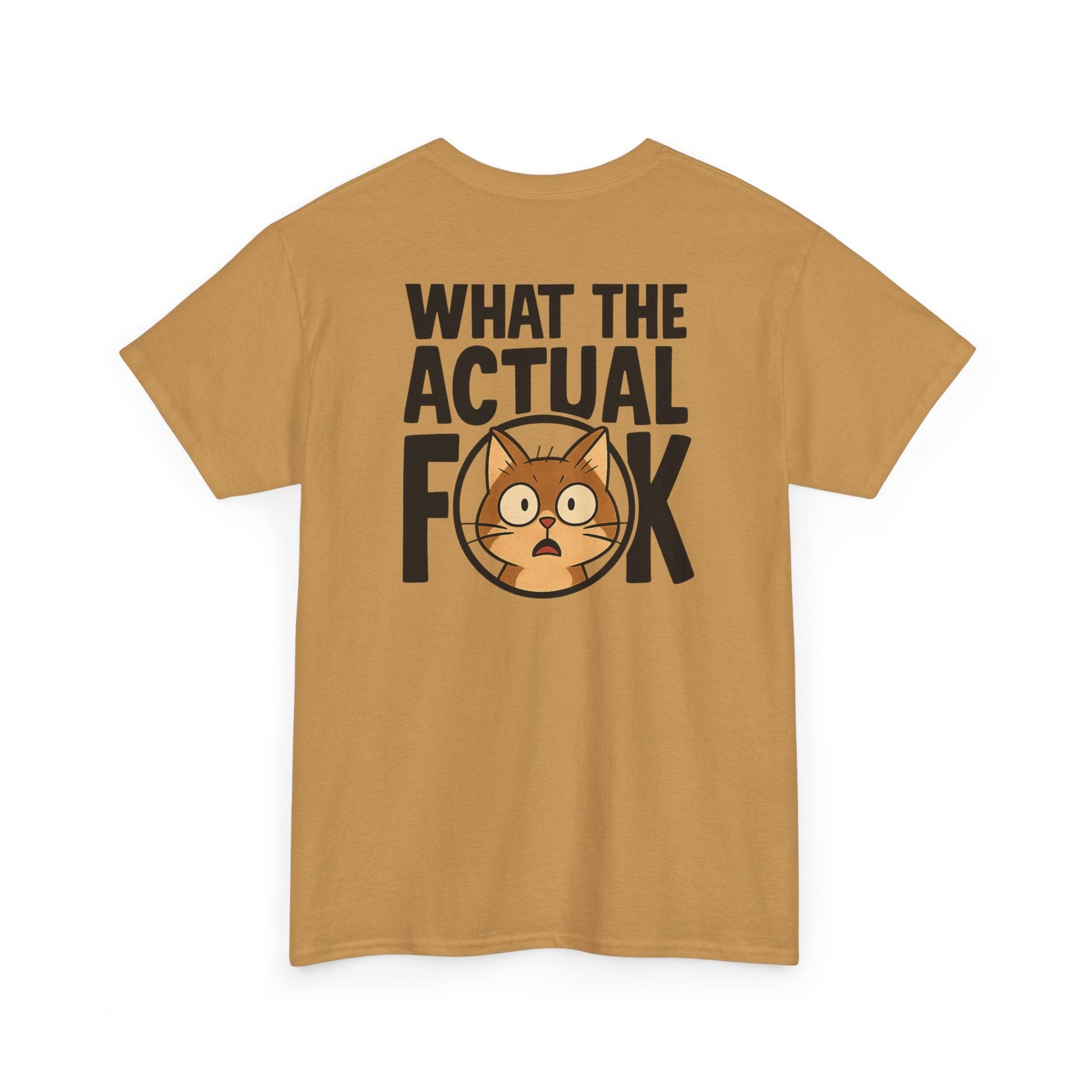 Funny Cat T-Shirt - 'What the Actual F**K' Printify