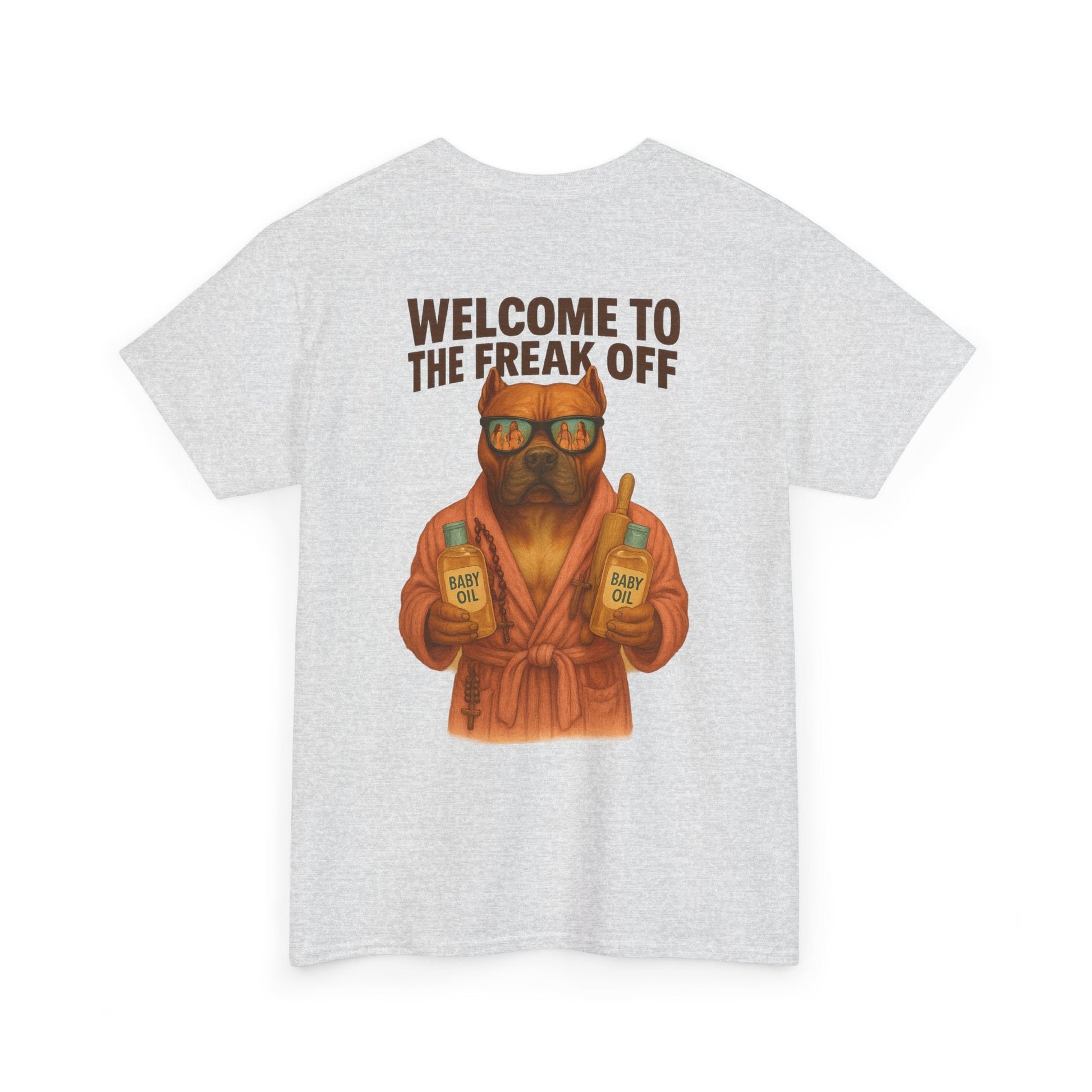 Funny Pitbull Dog T-Shirt - 'Welcome to the Freak Off'- HARDCORE VERSION! Printify