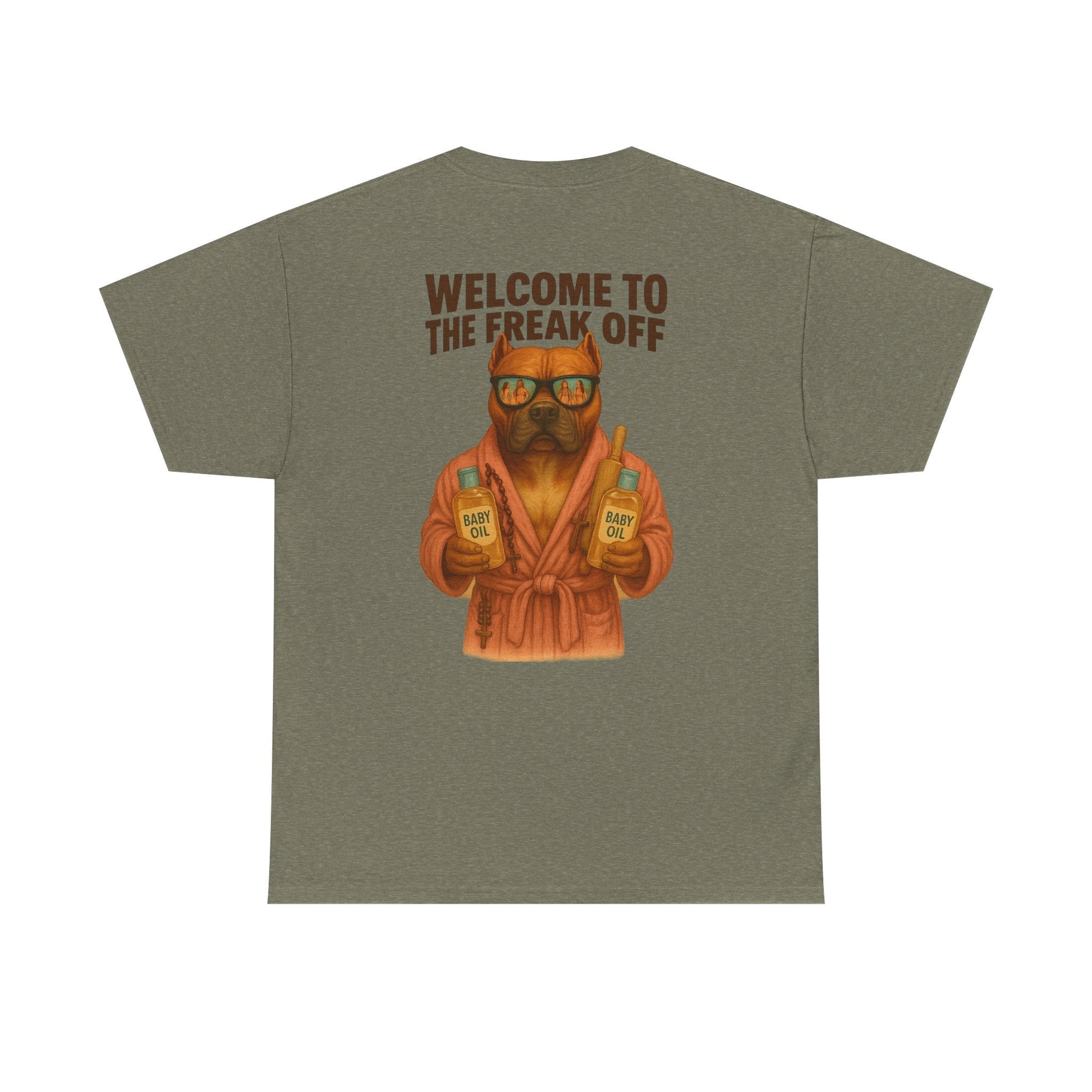 Funny Pitbull Dog T-Shirt - 'Welcome to the Freak Off'- HARDCORE VERSION! Printify