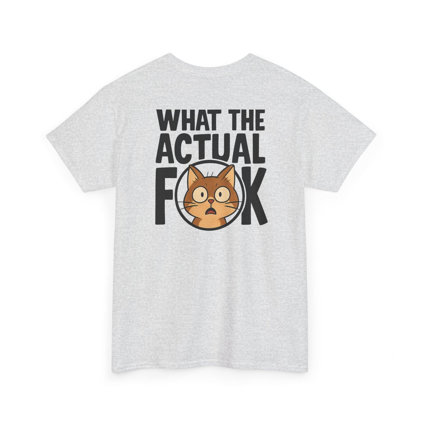 Funny Cat T-Shirt - 'What the Actual F**K' Printify