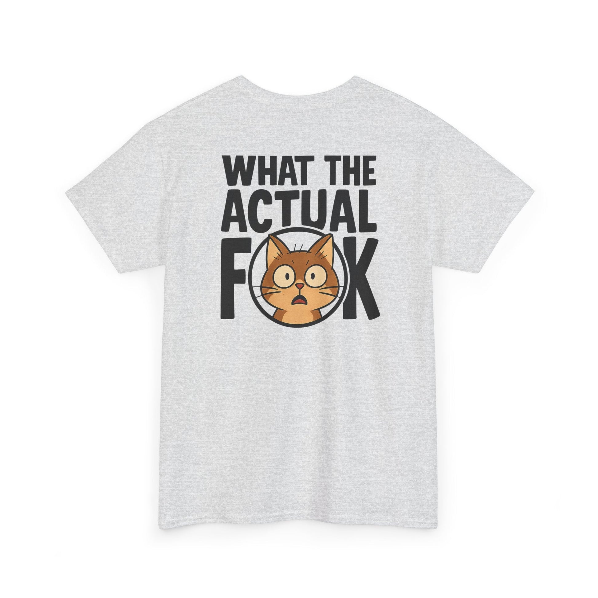 Funny Cat T-Shirt - 'What the Actual F**K' Printify