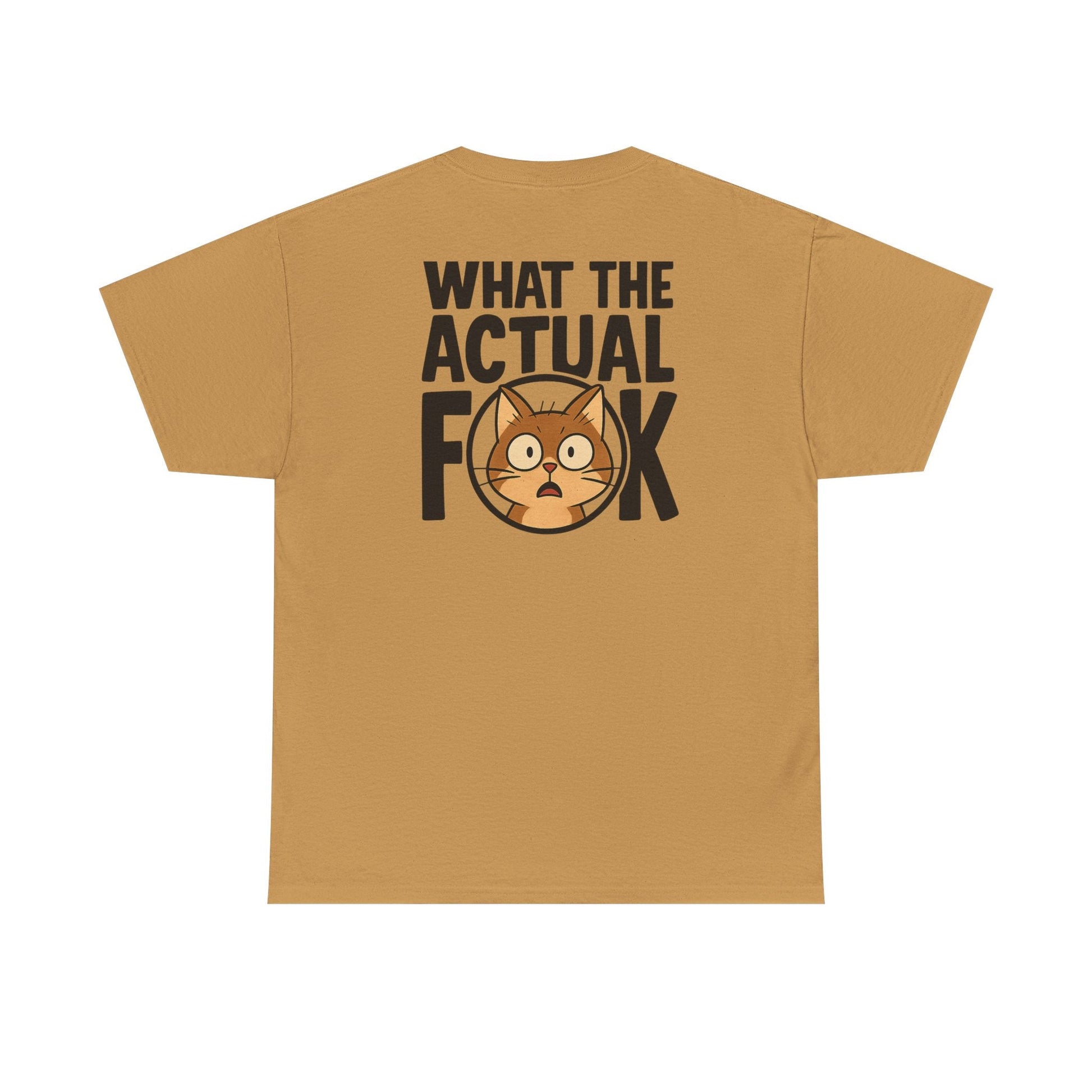Funny Cat T-Shirt - 'What the Actual F**K' Printify