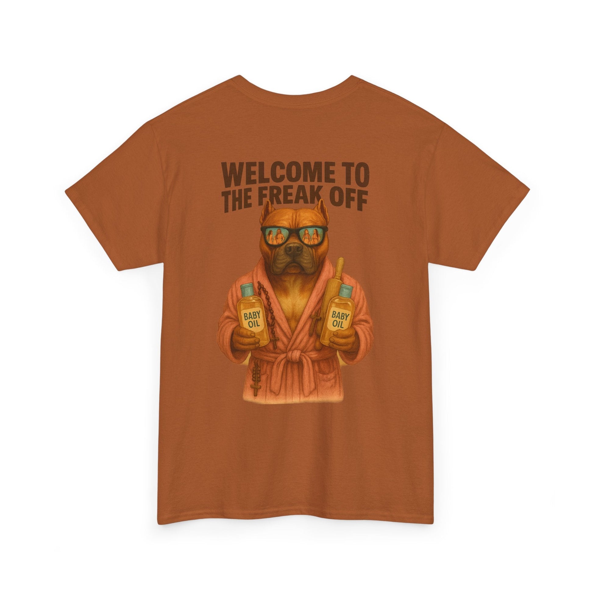 Funny Pitbull Dog T-Shirt - 'Welcome to the Freak Off'- HARDCORE VERSION! Printify