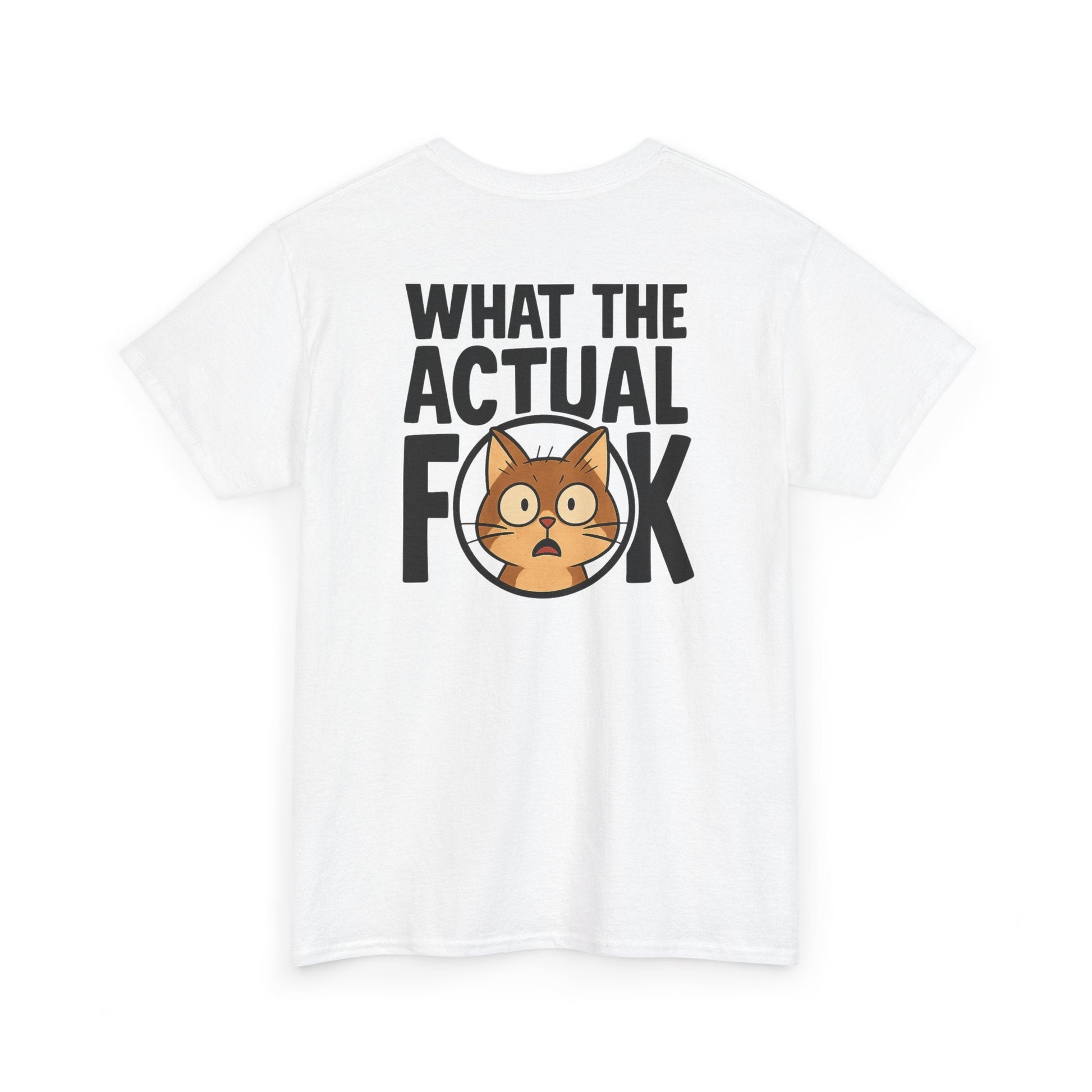 Funny Cat T-Shirt - 'What the Actual F**K' Printify