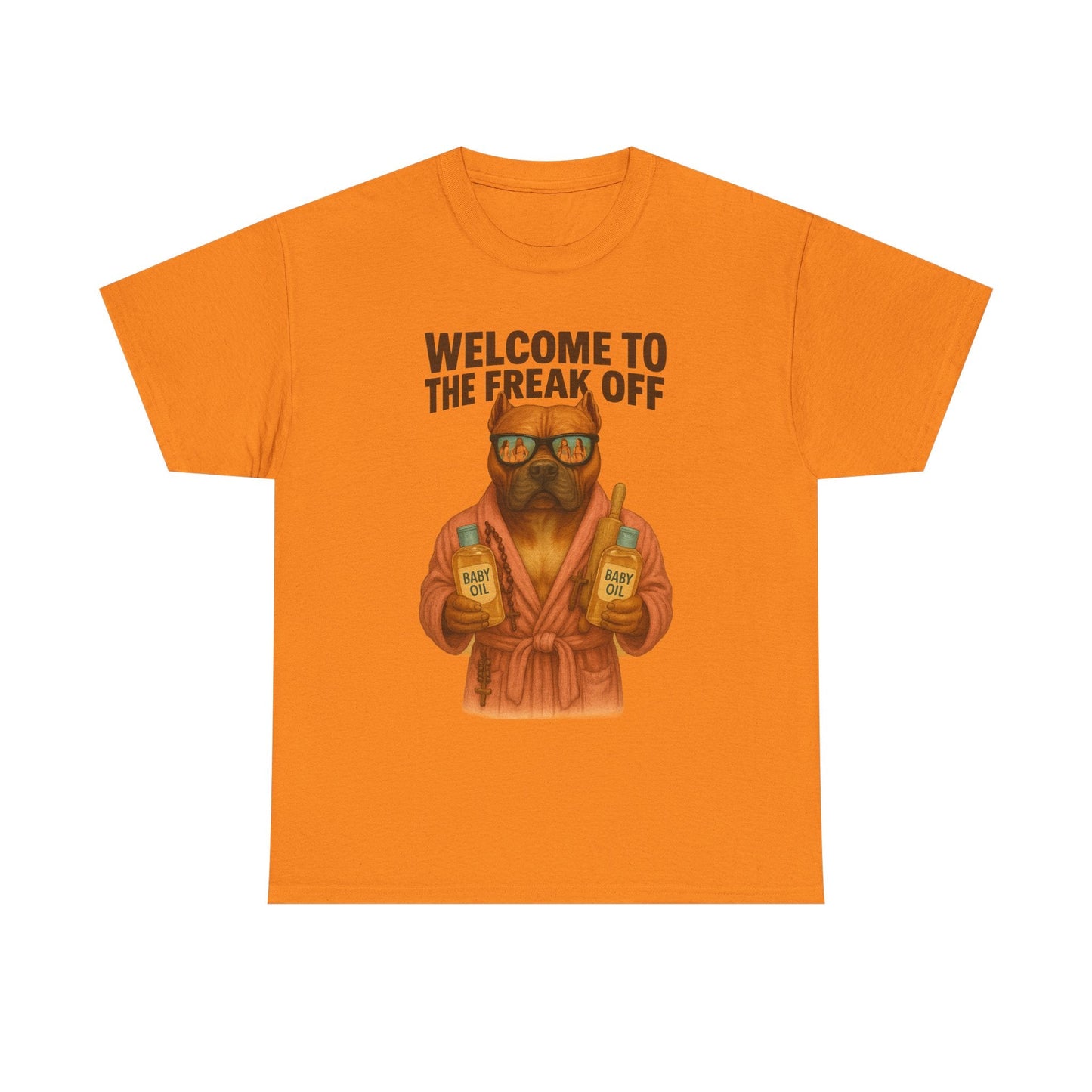 Funny Pitbull Dog T-Shirt - 'Welcome to the Freak Off'- HARDCORE VERSION! Printify