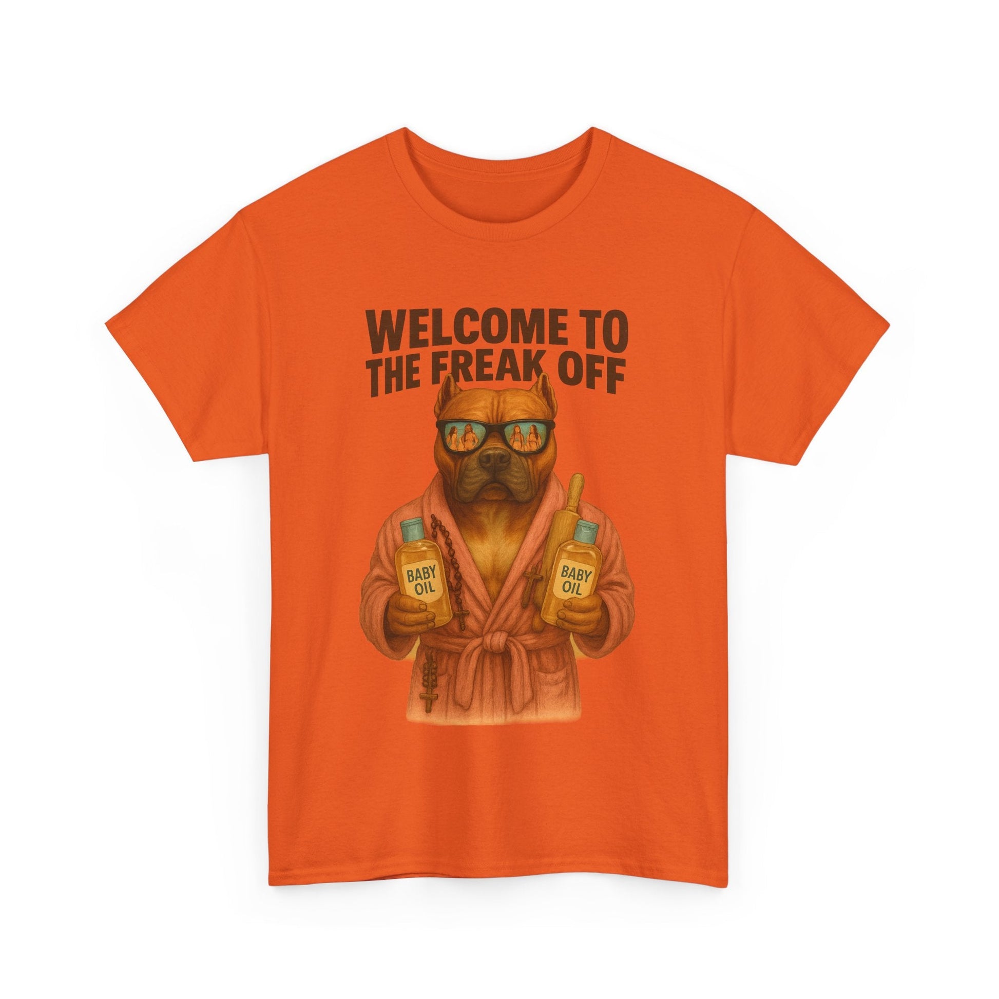 Funny Pitbull Dog T-Shirt - 'Welcome to the Freak Off'- HARDCORE VERSION! Printify