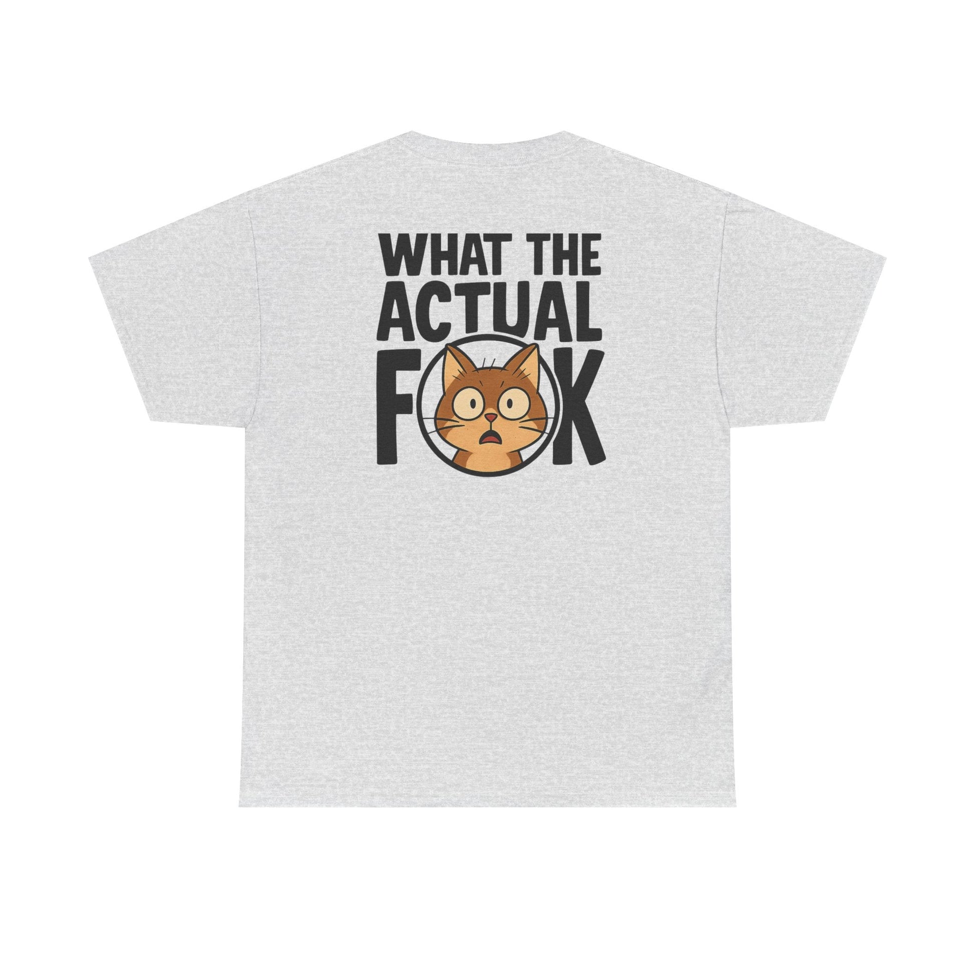 Funny Cat T-Shirt - 'What the Actual F**K' Printify