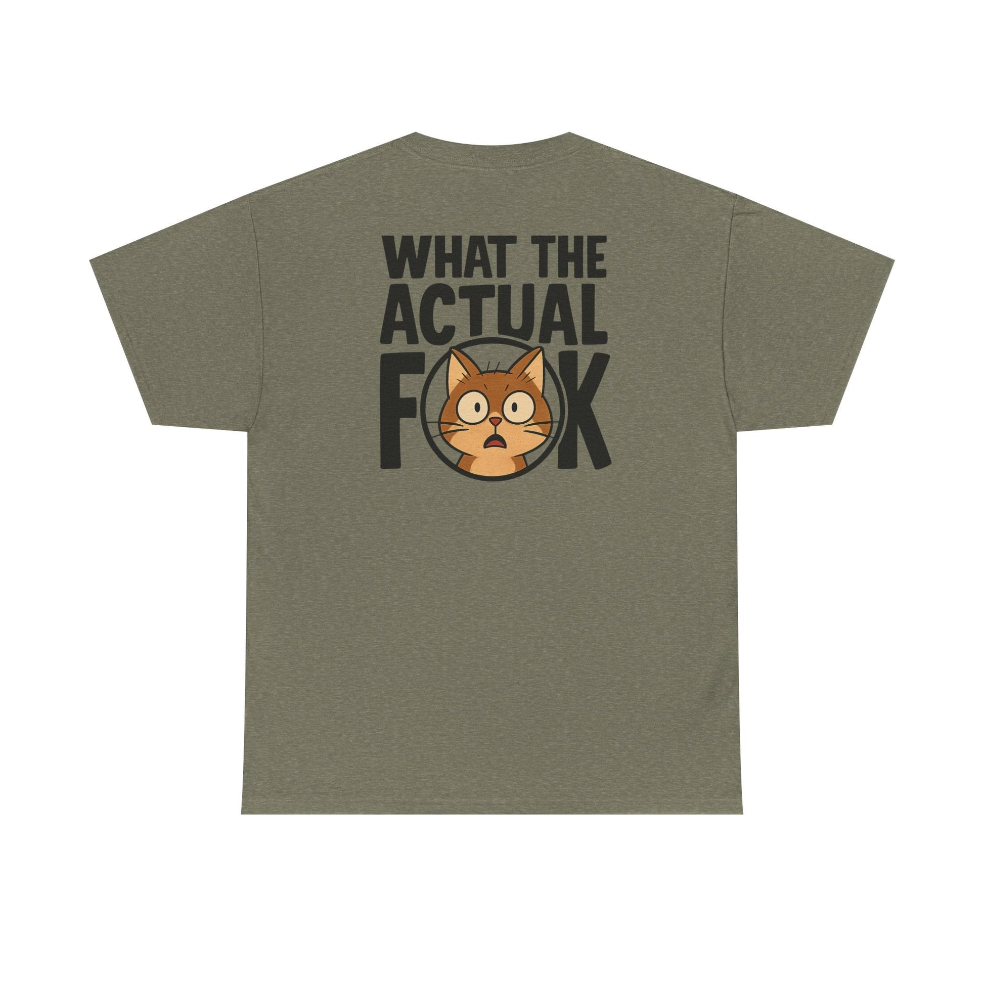 Funny Cat T-Shirt - 'What the Actual F**K' Printify