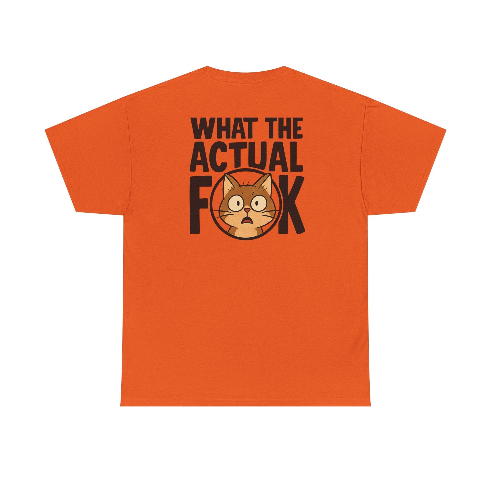 Funny Cat T-Shirt - 'What the Actual F**K' Printify