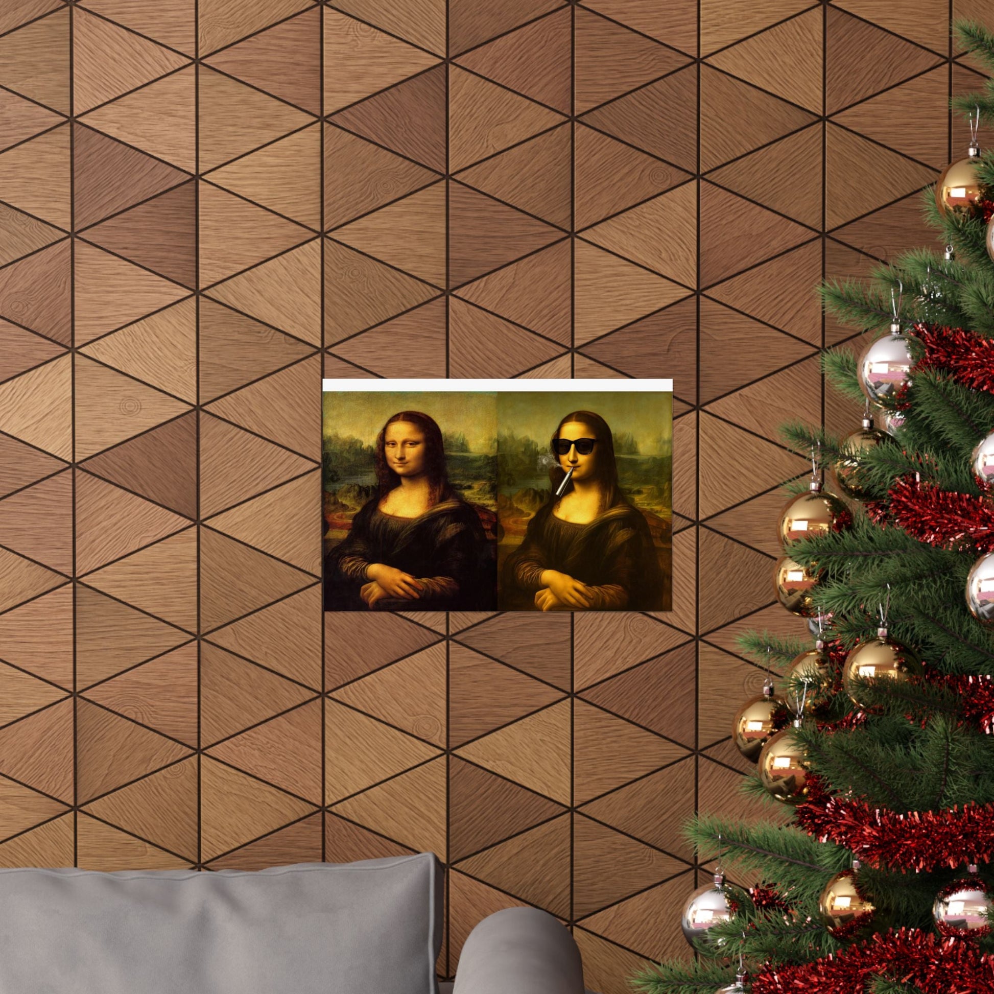 'The Degradation of Society' Print 1 - Mona Lisa by Leonardo da Vinci Printify