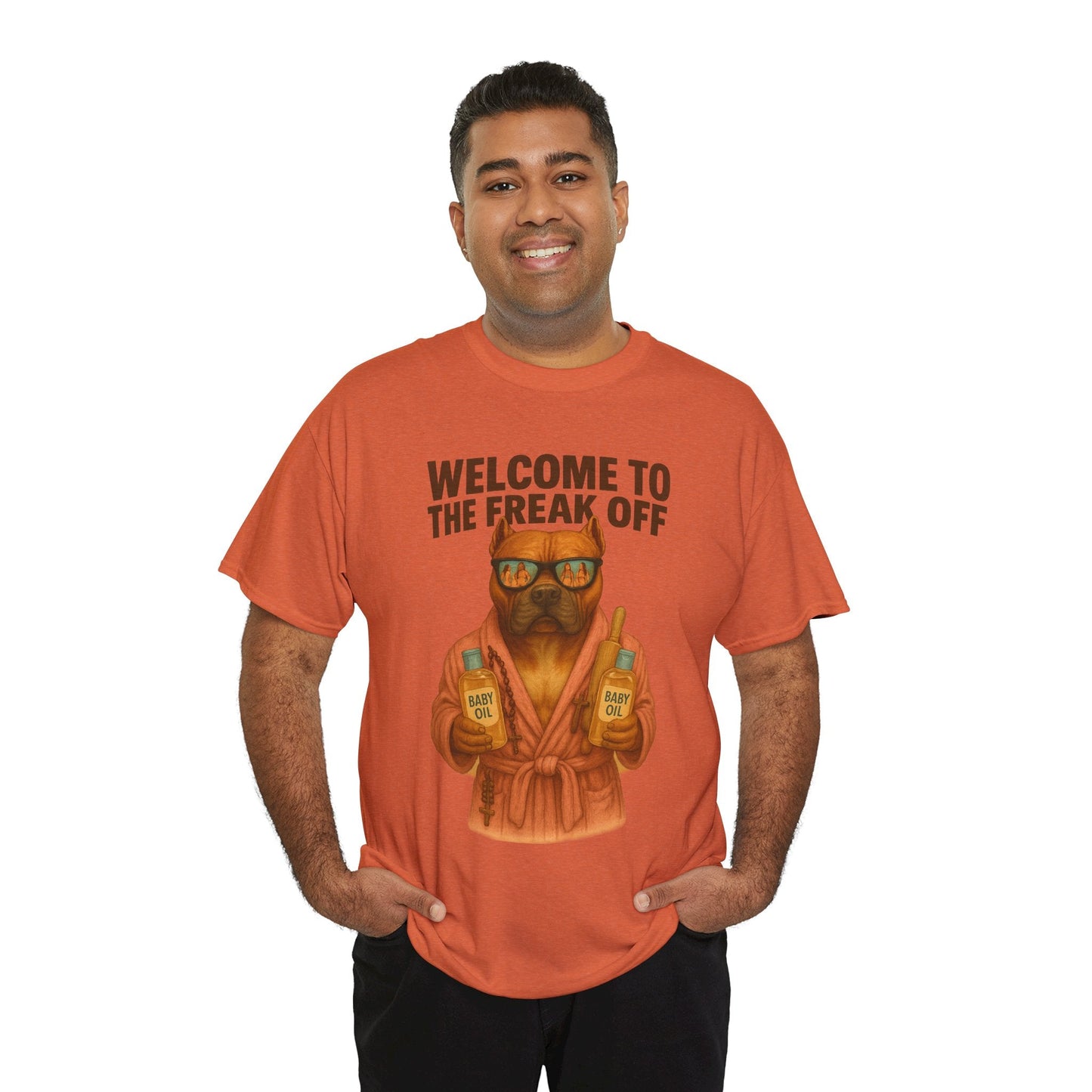 Funny Pitbull Dog T-Shirt - 'Welcome to the Freak Off'- HARDCORE VERSION! Printify