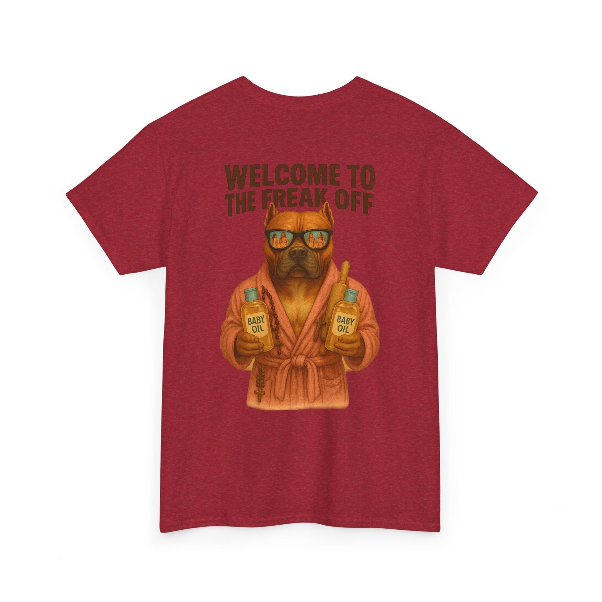 Funny Pitbull Dog T-Shirt - 'Welcome to the Freak Off'- HARDCORE VERSION! Printify