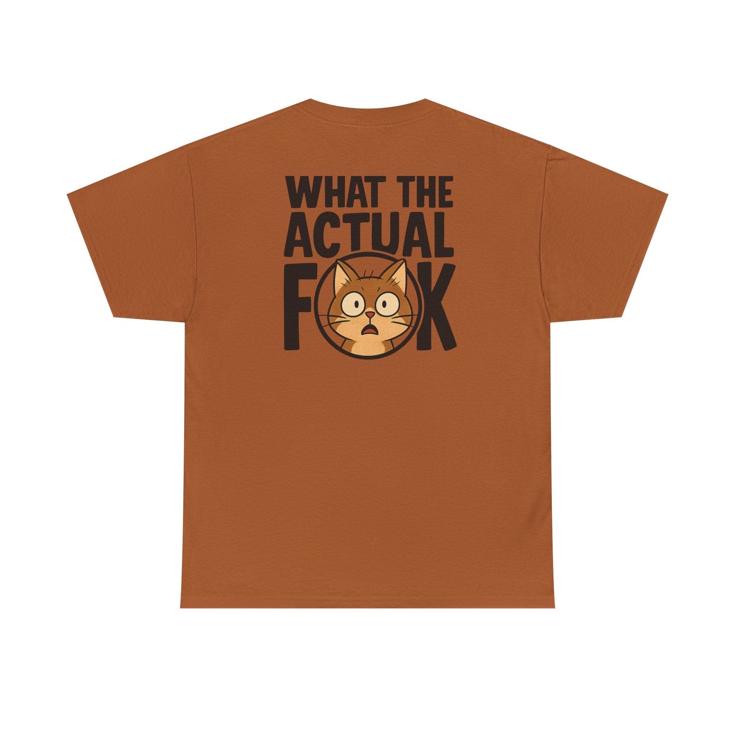Funny Cat T-Shirt - 'What the Actual F**K' Printify
