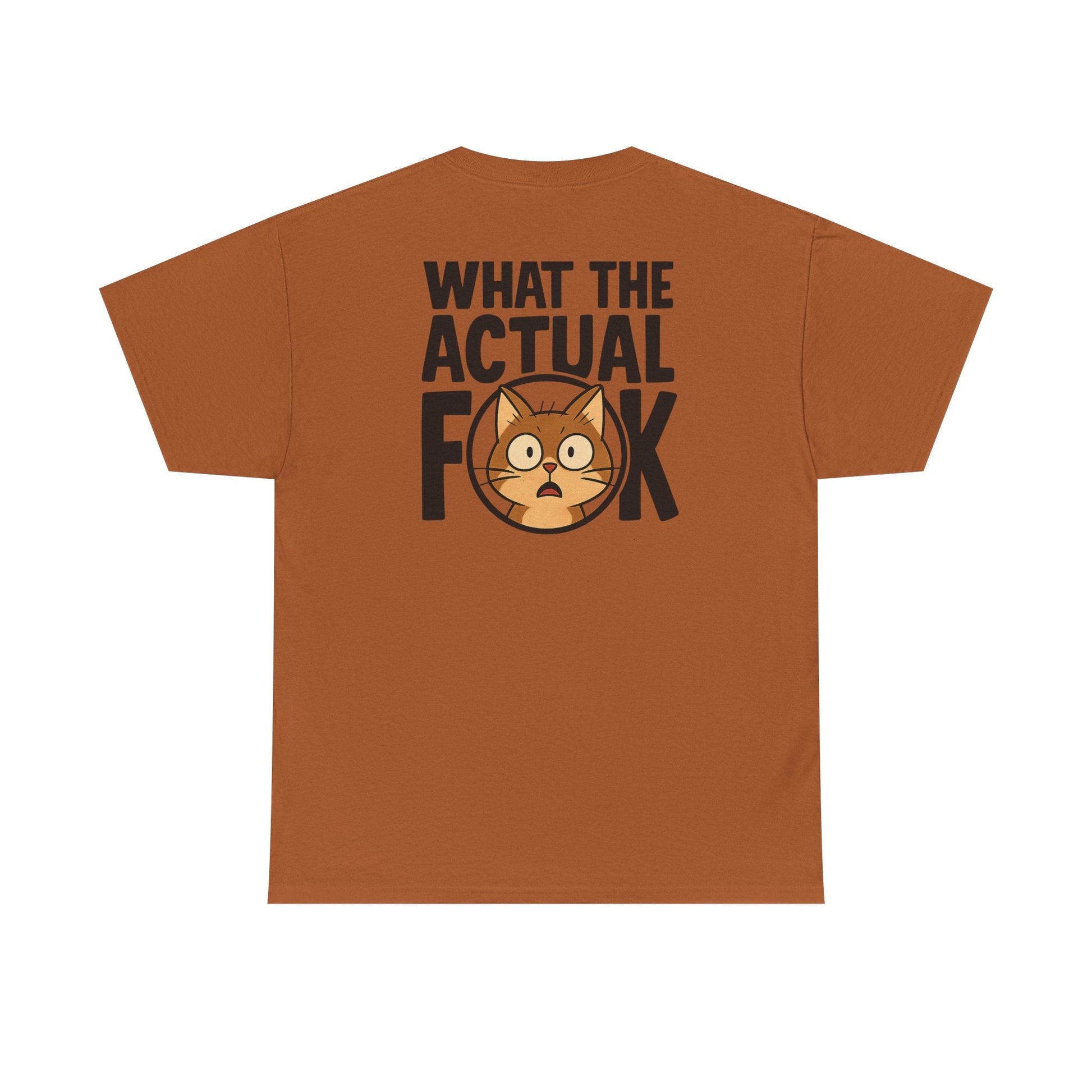 Funny Cat T-Shirt - 'What the Actual F**K' Printify