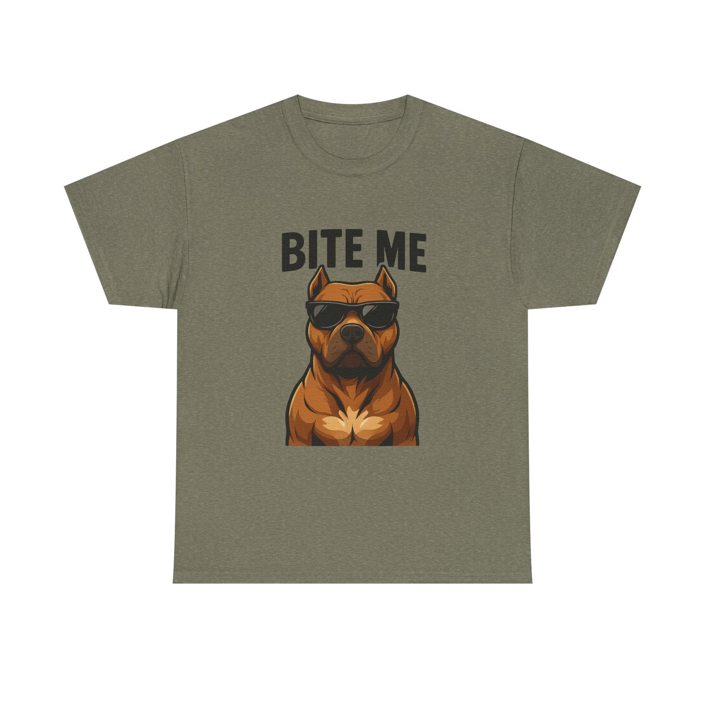 Funny Dog T-Shirt - 'Bite Me' Printify