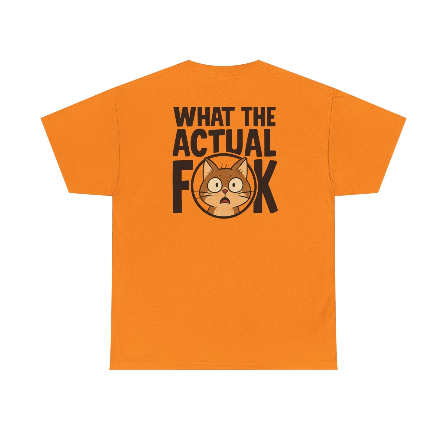 Funny Cat T-Shirt - 'What the Actual F**K' Printify