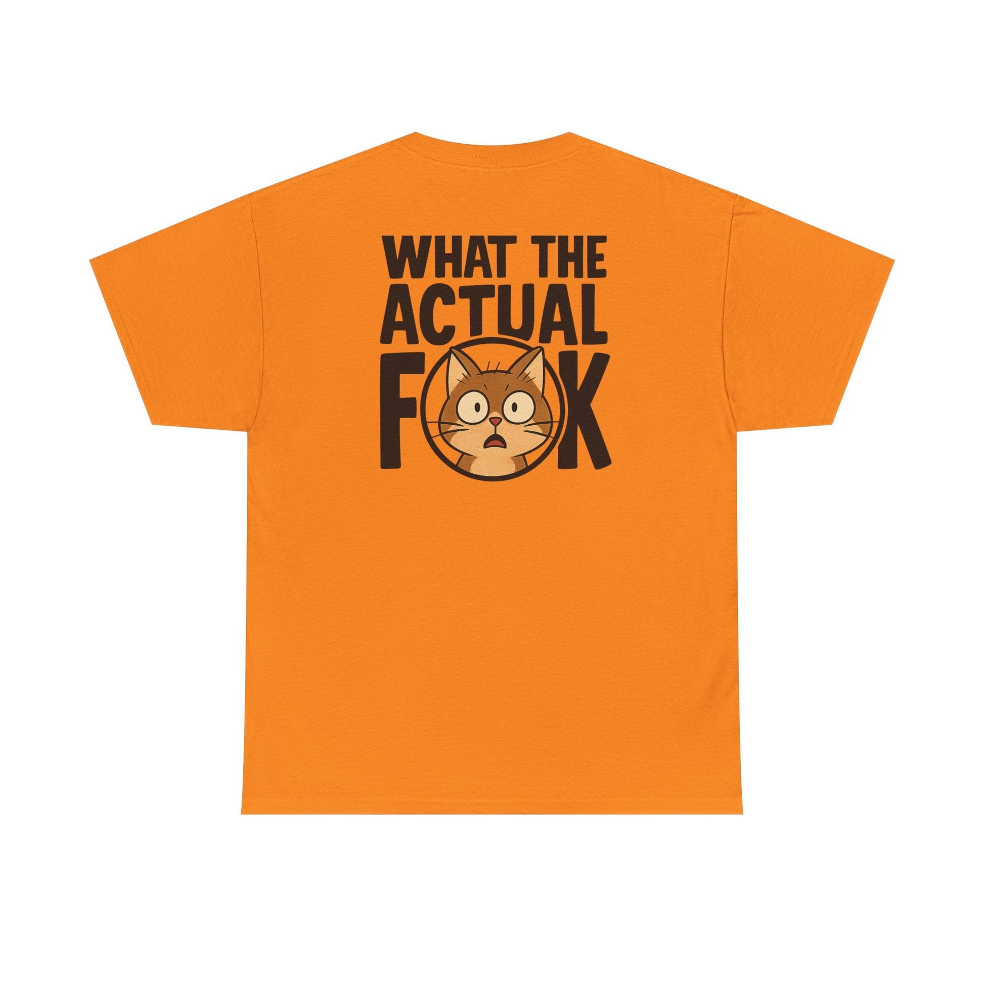 Funny Cat T-Shirt - 'What the Actual F**K' Printify