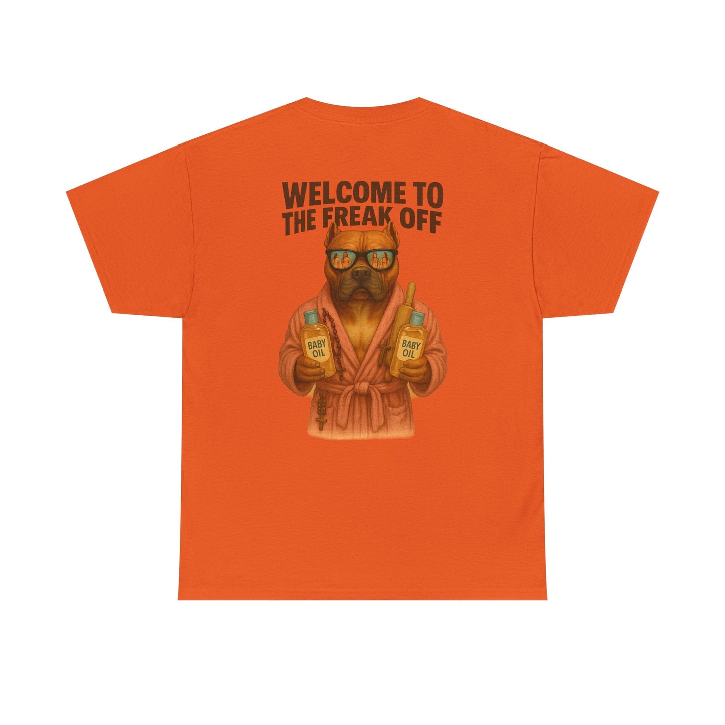Funny Pitbull Dog T-Shirt - 'Welcome to the Freak Off'- HARDCORE VERSION! Printify
