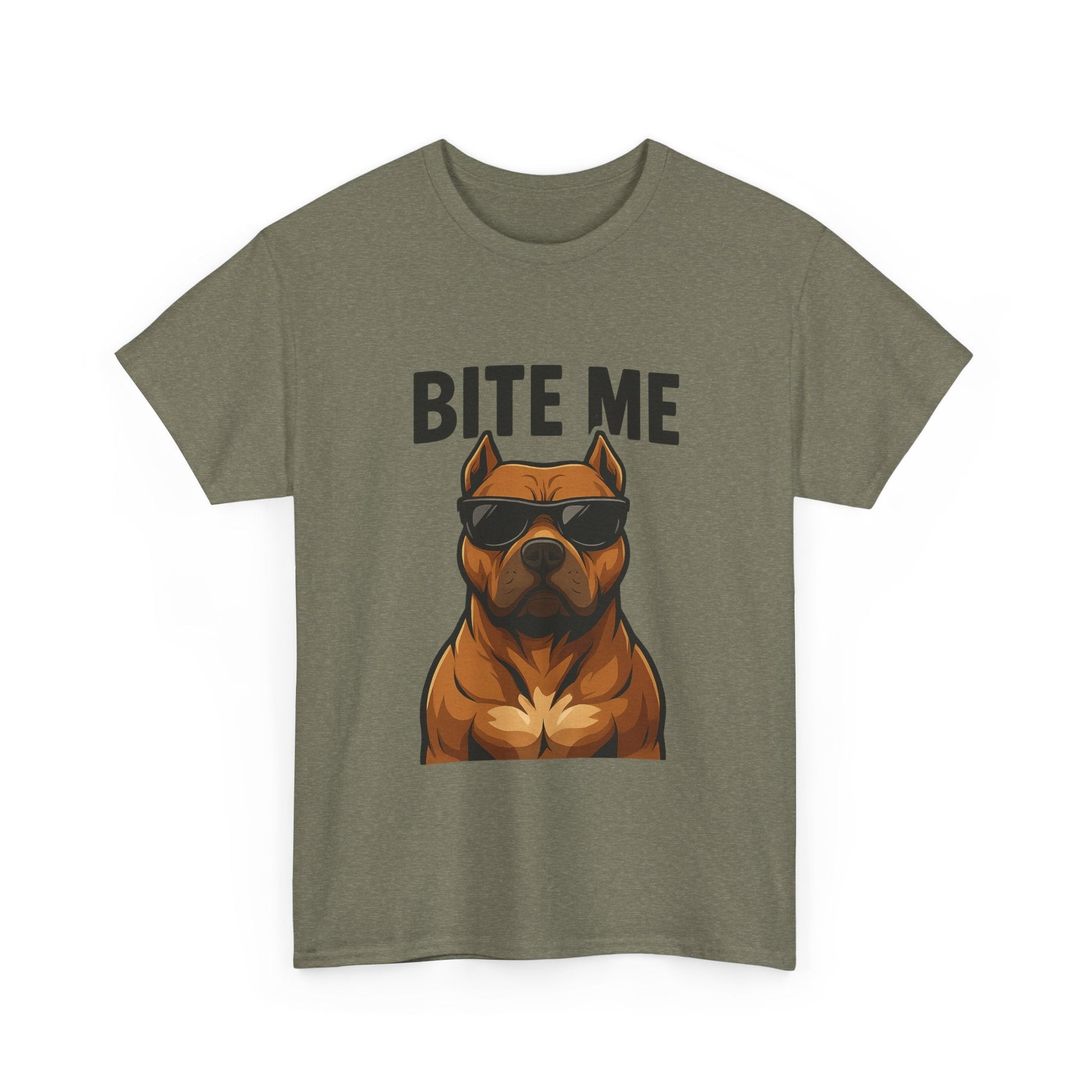 Funny Dog T-Shirt - 'Bite Me' Printify