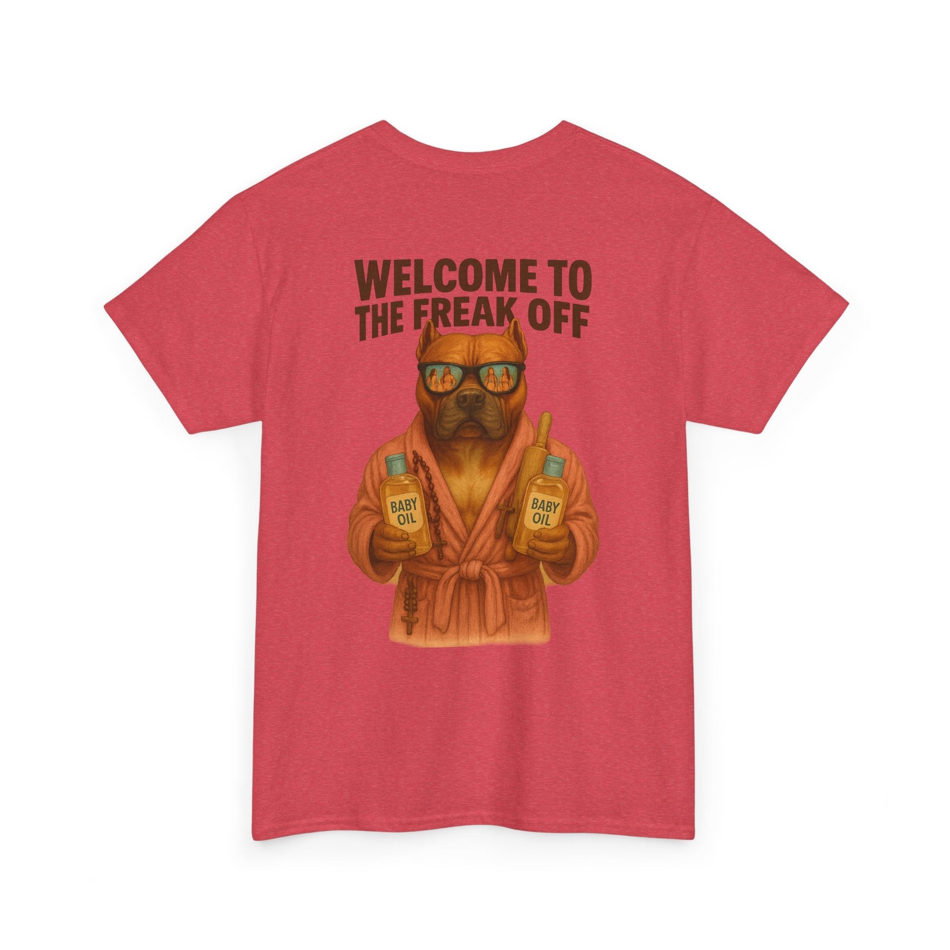 Funny Pitbull Dog T-Shirt - 'Welcome to the Freak Off'- HARDCORE VERSION! Printify