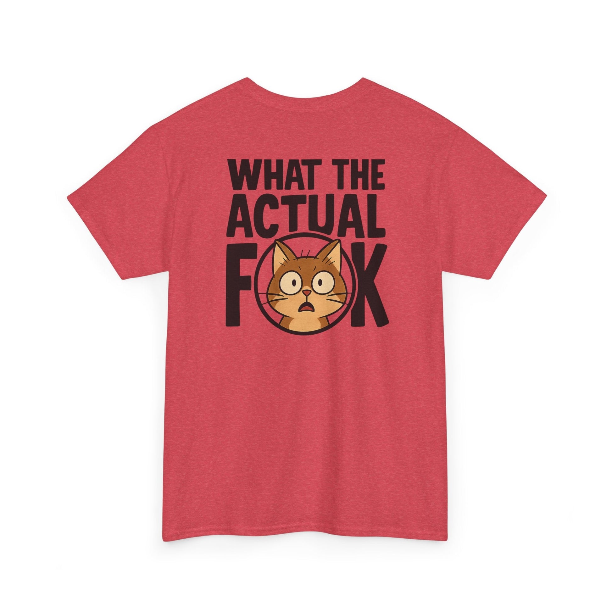 Funny Cat T-Shirt - 'What the Actual F**K' Printify