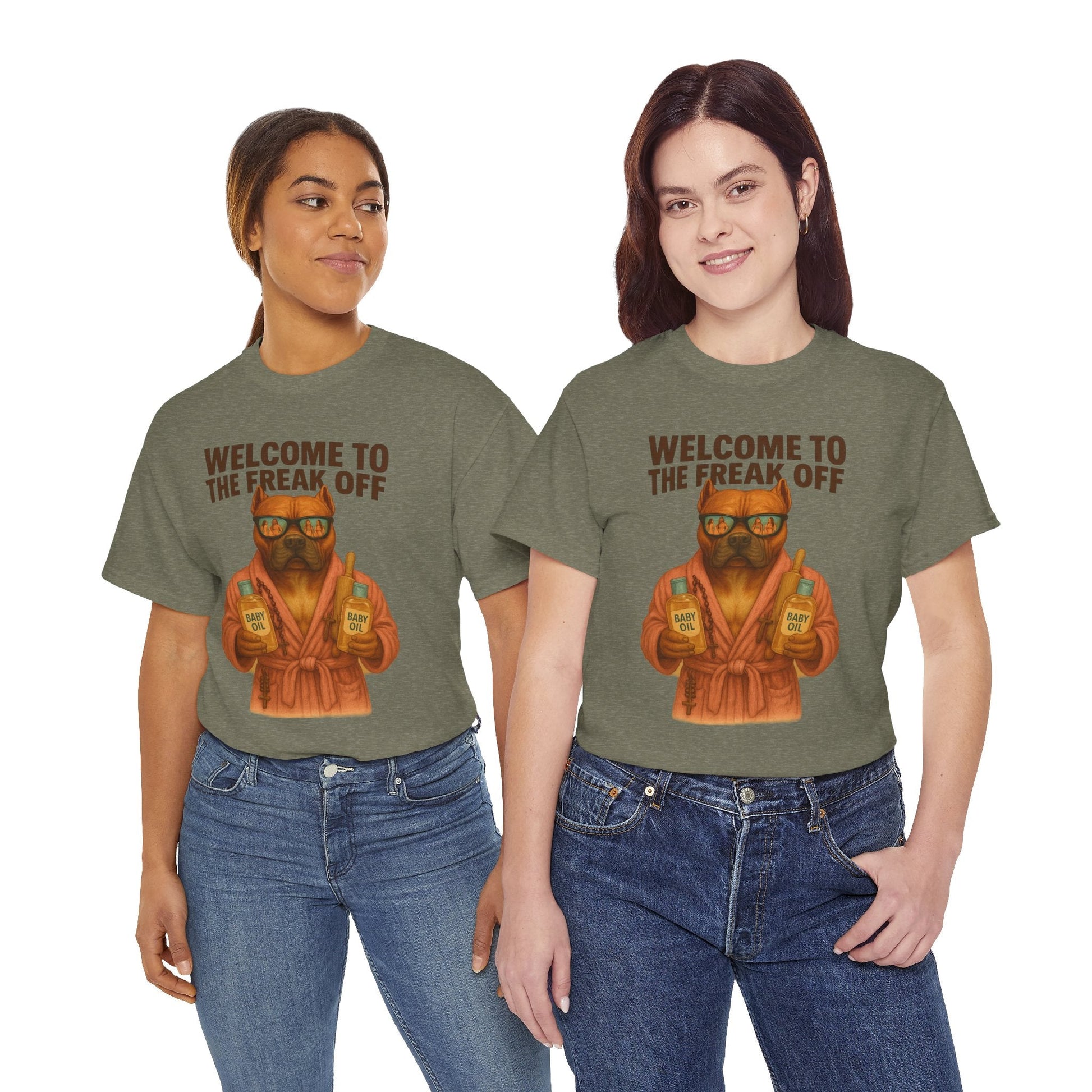Funny Pitbull Dog T-Shirt - 'Welcome to the Freak Off'- HARDCORE VERSION! Printify