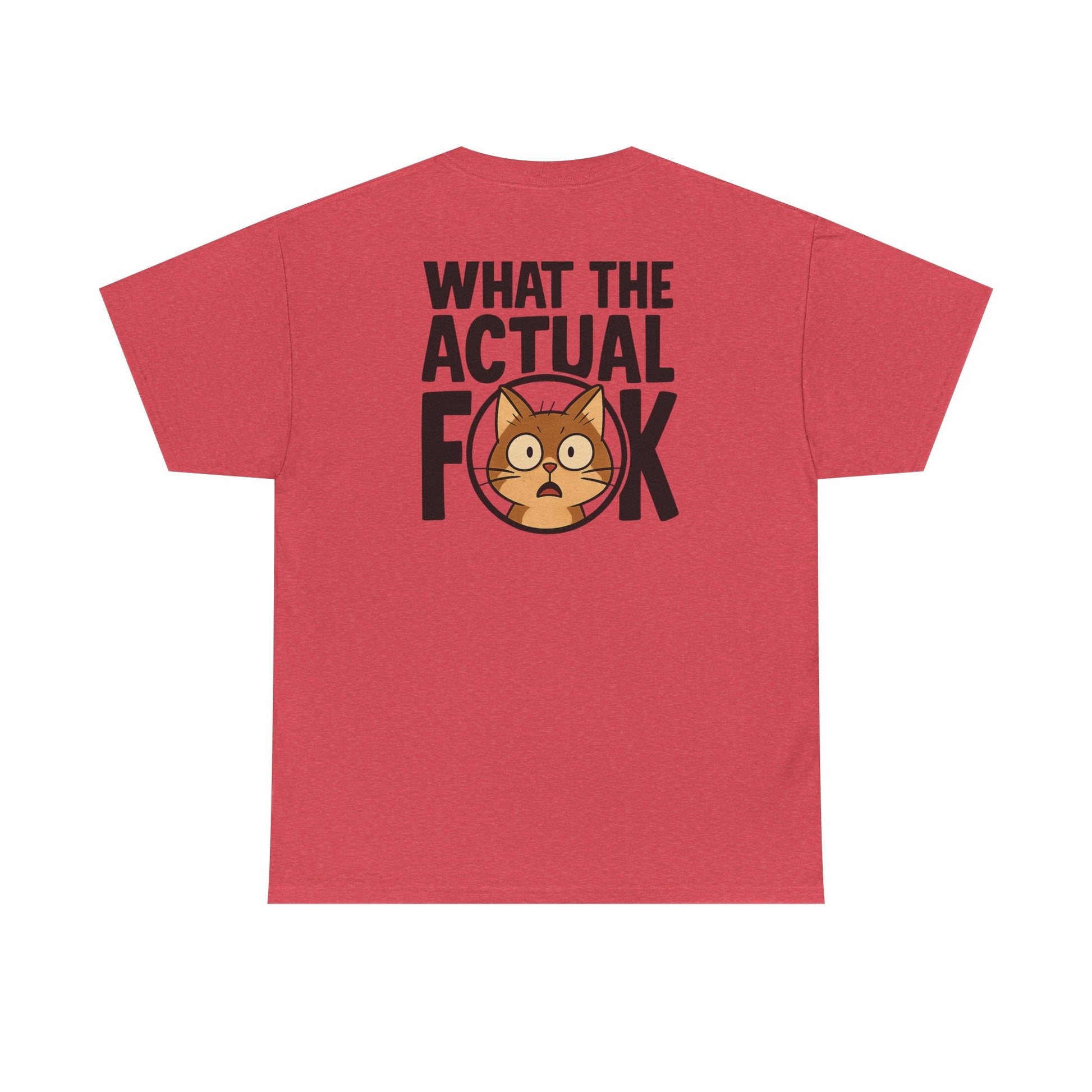 Funny Cat T-Shirt - 'What the Actual F**K' Printify