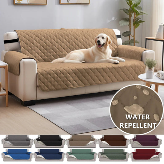Waterproof Sofa Covers Non-Slip Sofa Slipcover for 1/2/3/4 Seater Sofas Washable Protector for Kids and Pets with Elastic Strap