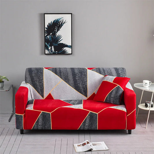 1pc Flower Printed Elastic Sofa Cover Antidirty Spandex Sofa Cover Furniture Protector for Bedroom Office Living Room Home Decor Ambienta Casa