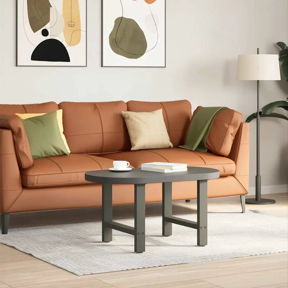 Picioare măsuță de cafea antracit 2 buc 50x(42-43) cm oțel