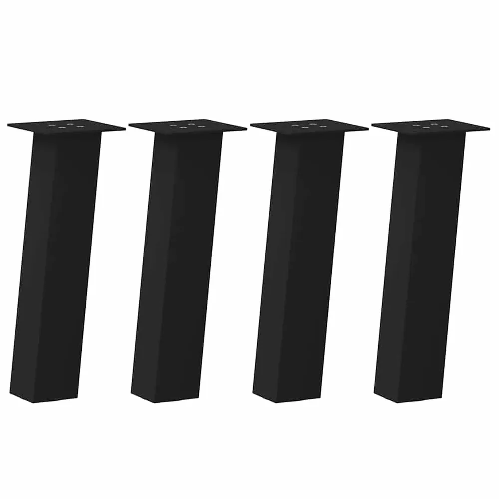 Picioare măsuță de cafea 4 buc Negru 30 cm Oțel
