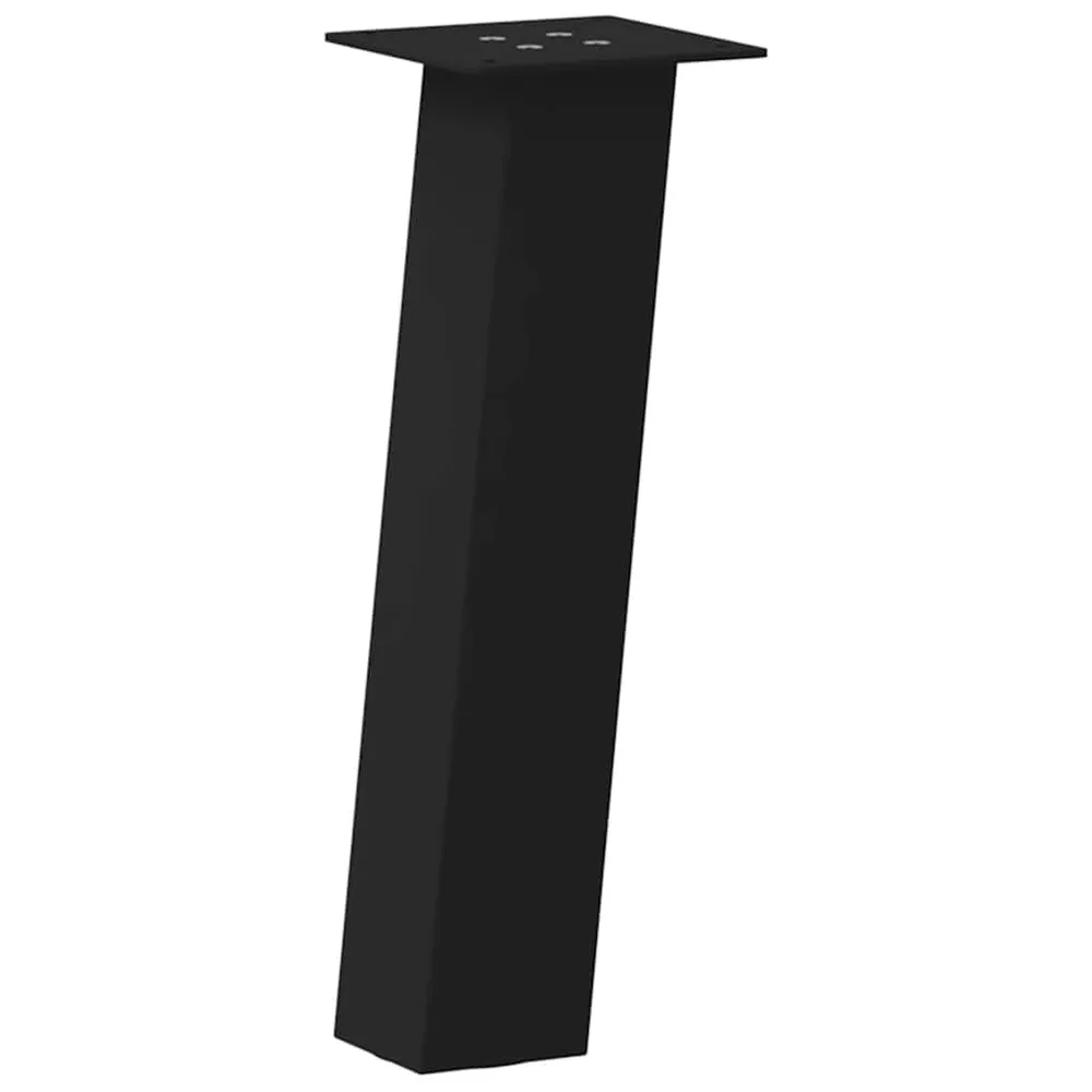 Picioare măsuță de cafea 4 buc Negru 30 cm Oțel