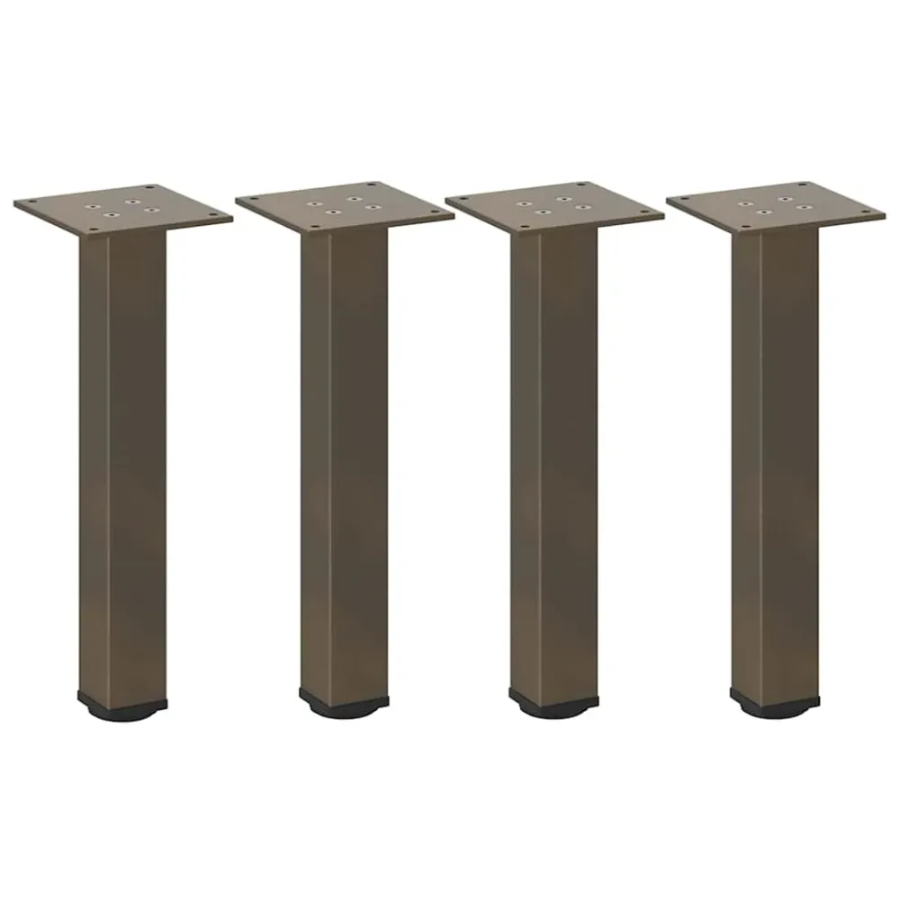Picioare măsuță de cafea 4 buc Oțel natural 42-44 cm Oțel