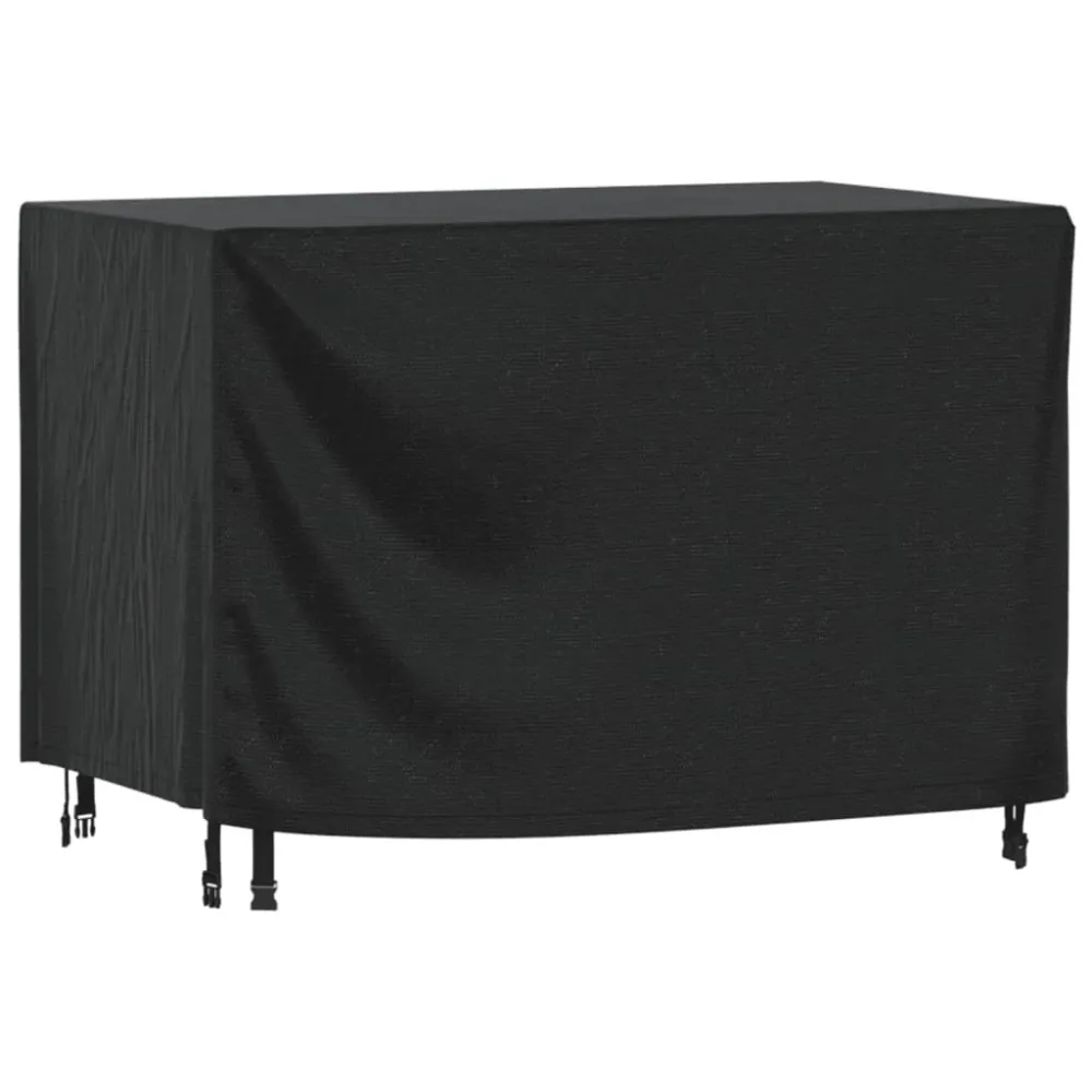 Husă mobilier de grădină negru 140x70x90 cm impermeabilă 420D