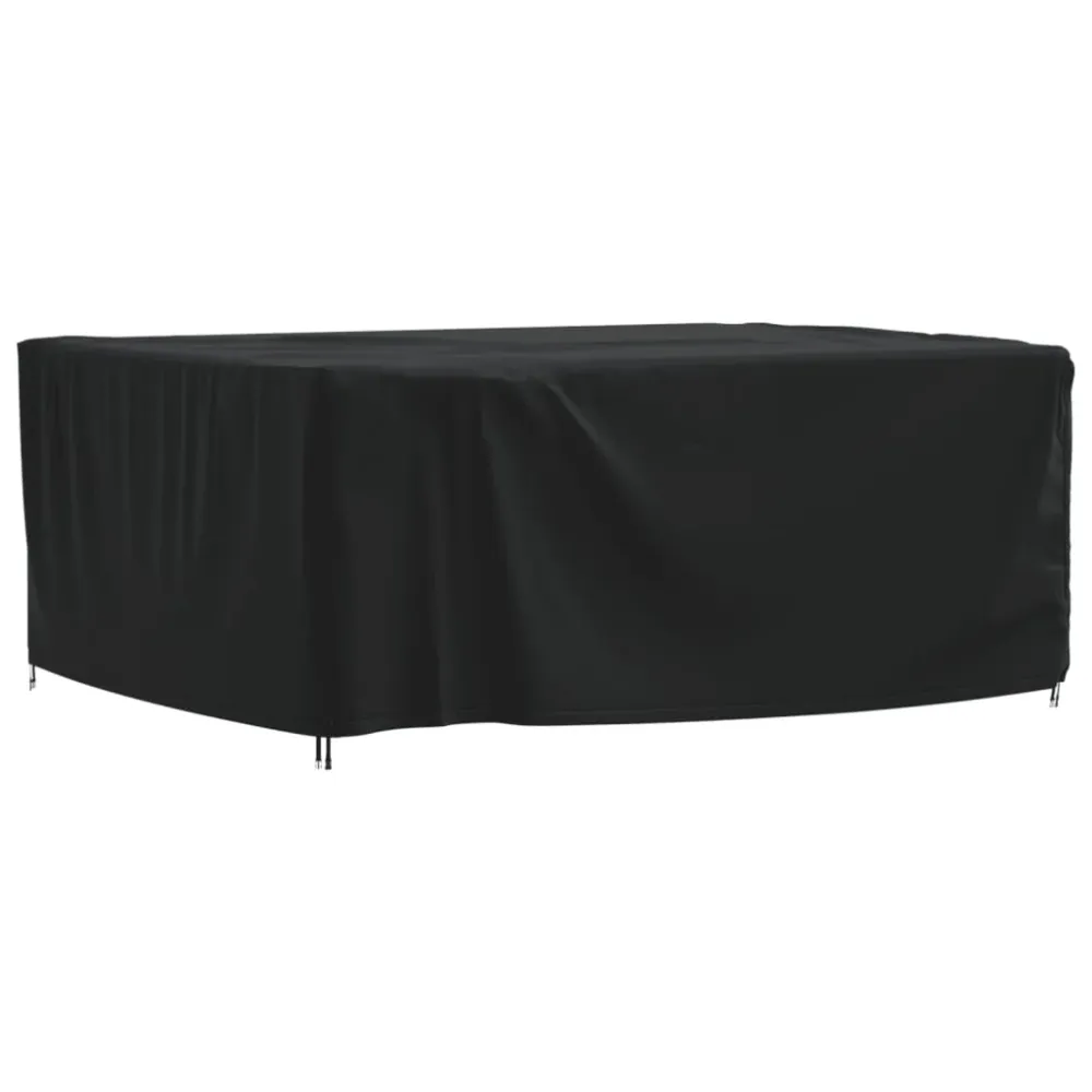 Husă mobilier de grădină, negru, 242x182x100 cm, oxford 420D