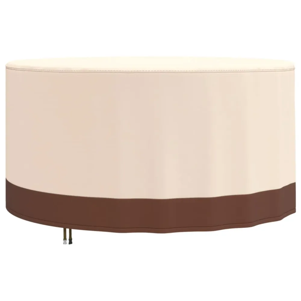 Husă mobilier de grădină rotundă, bej, Ø 157x71 cm Oxford 600D